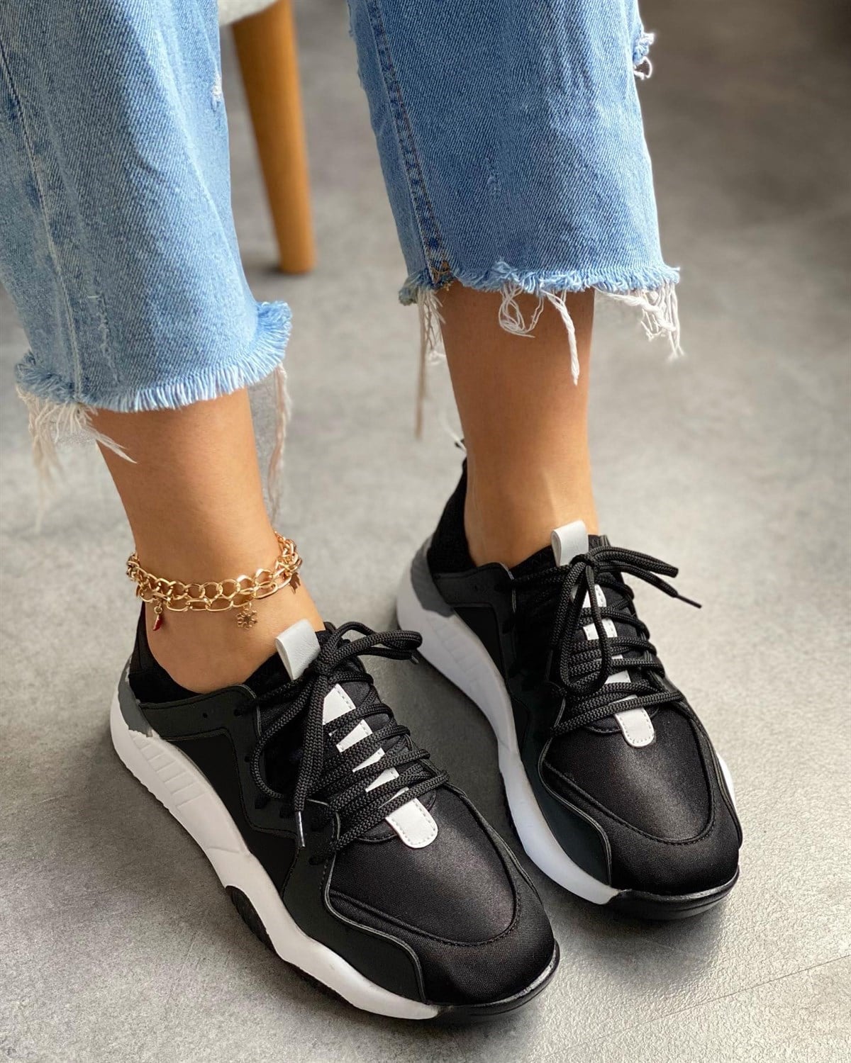 ZUUMSNEAKERStreç Kadın Sneakers - Siyah