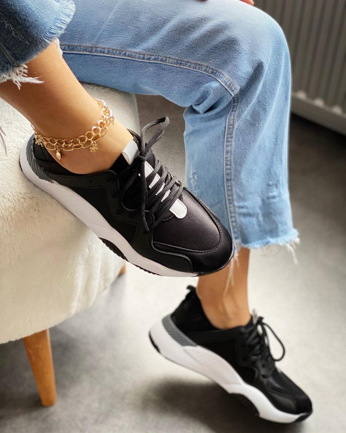 ZUUMSNEAKERStreç Kadın Sneakers - Siyah