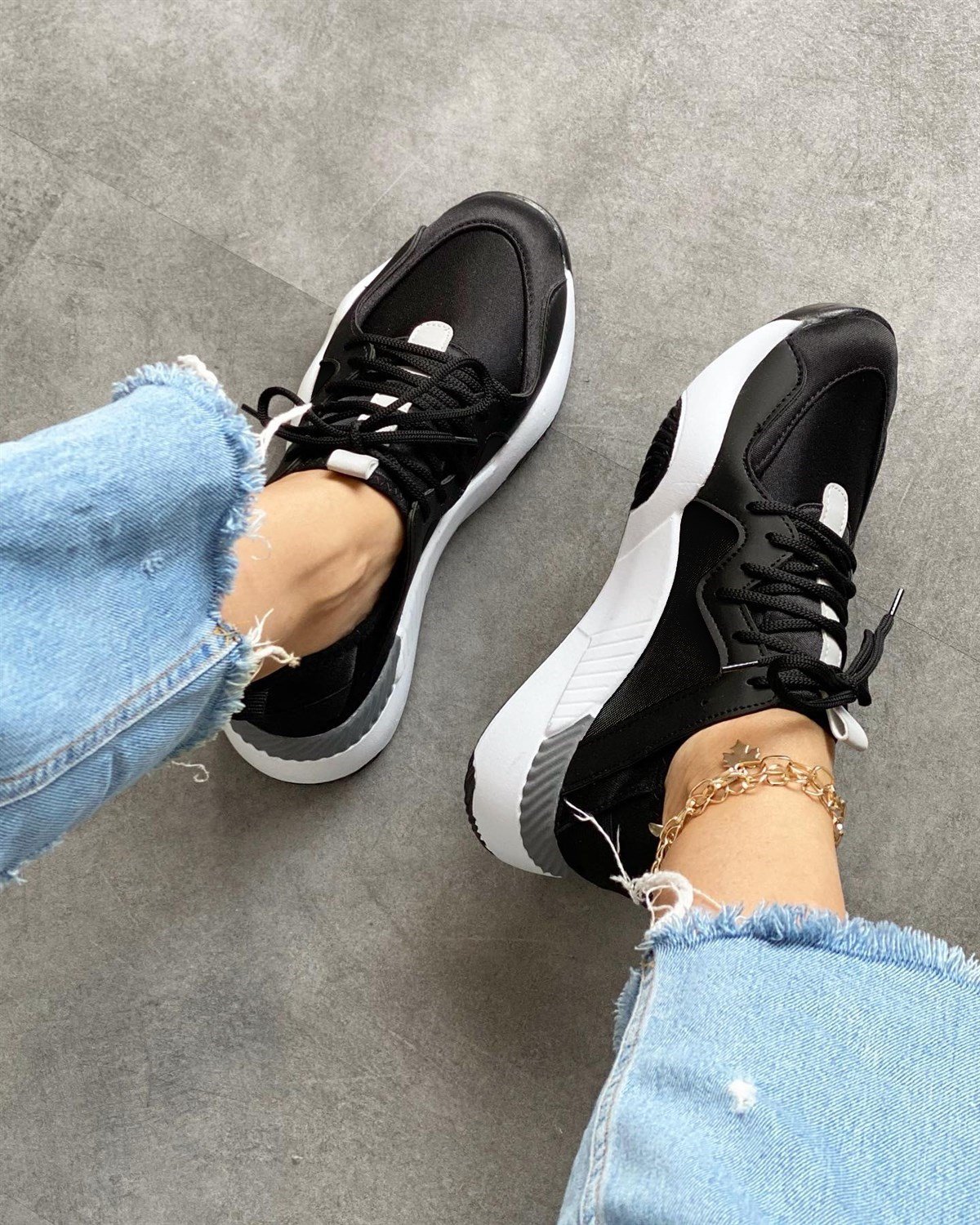 ZUUMSNEAKERStreç Kadın Sneakers - Siyah