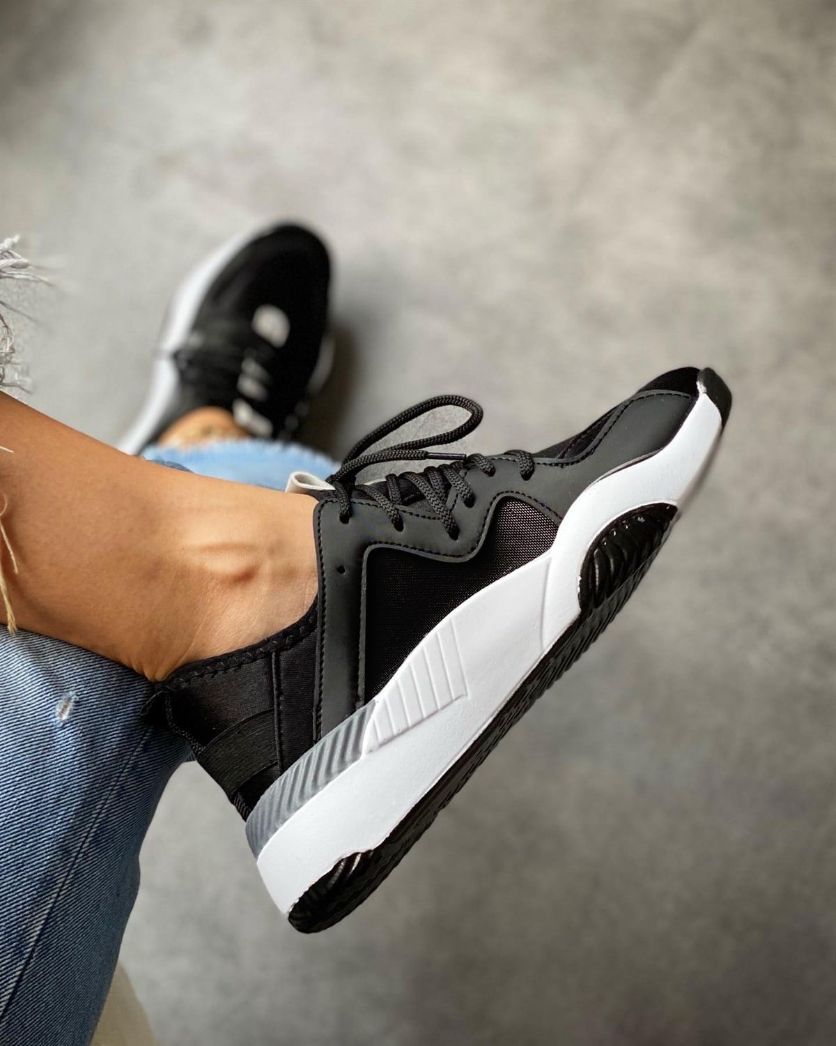 ZUUMSNEAKERStreç Kadın Sneakers - Siyah