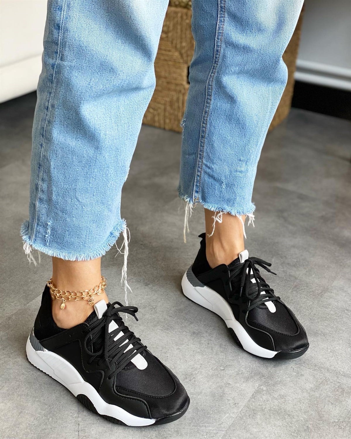 ZUUMSNEAKERStreç Kadın Sneakers - Siyah