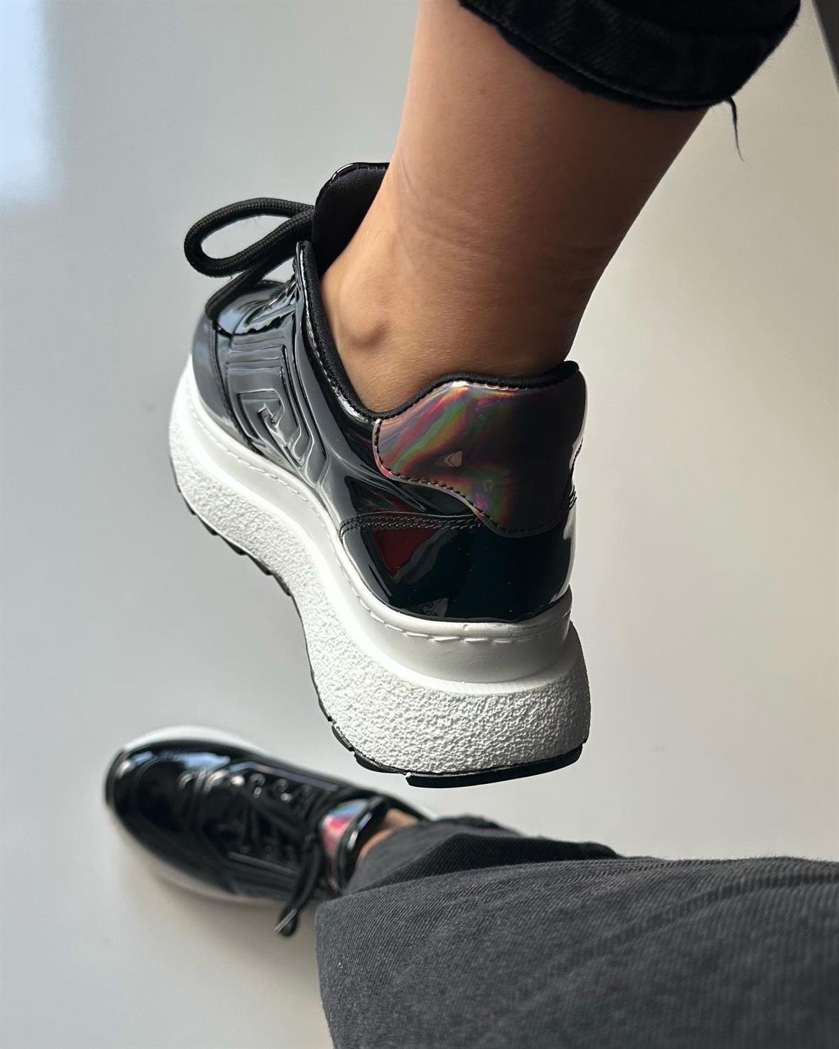 ZUUMSNEAKERTung Kadın Spor Ayakkabı - Siyah Rugan