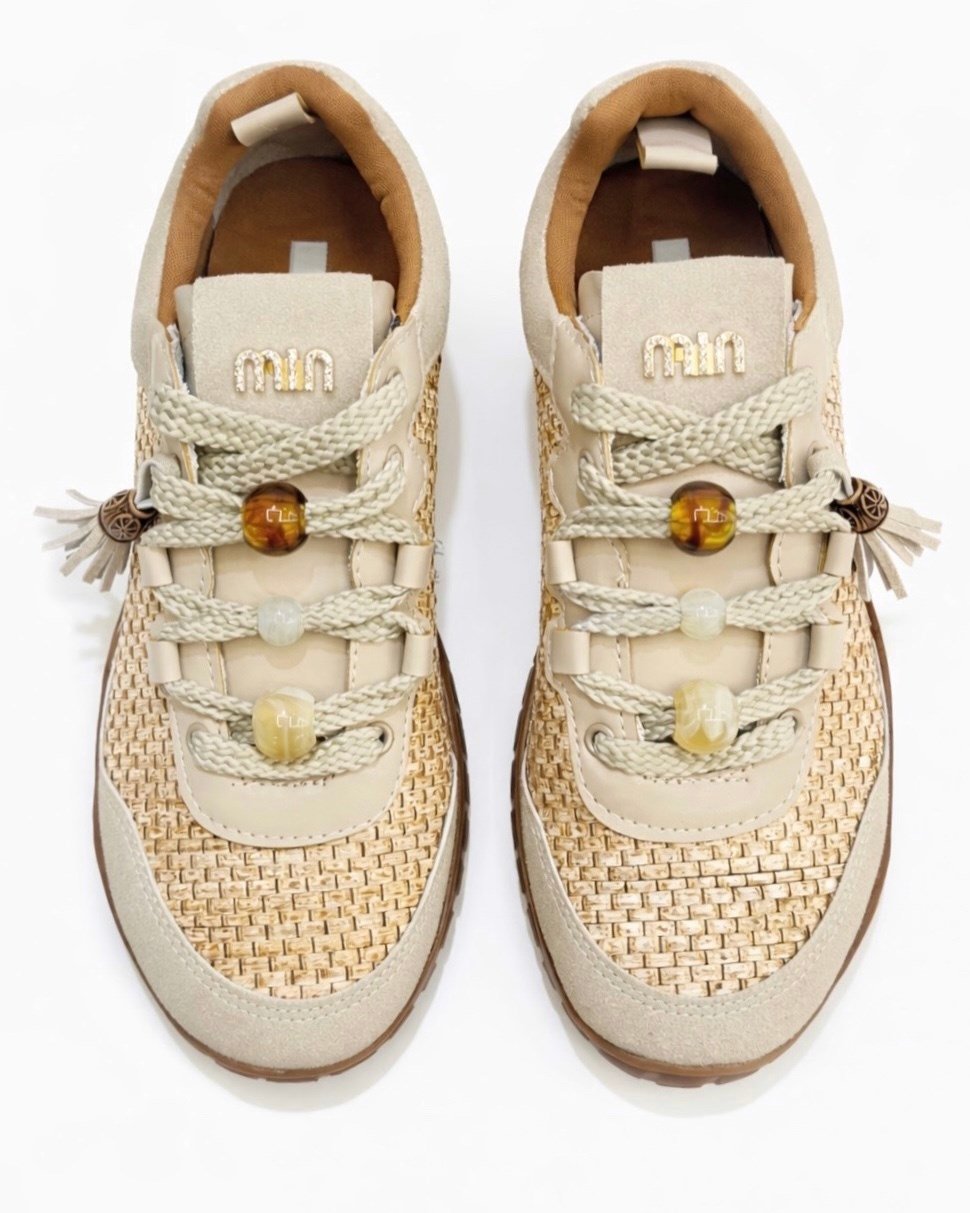 ZUUMSNEAKERValmor Kadın Sneaker - Bej Hasır