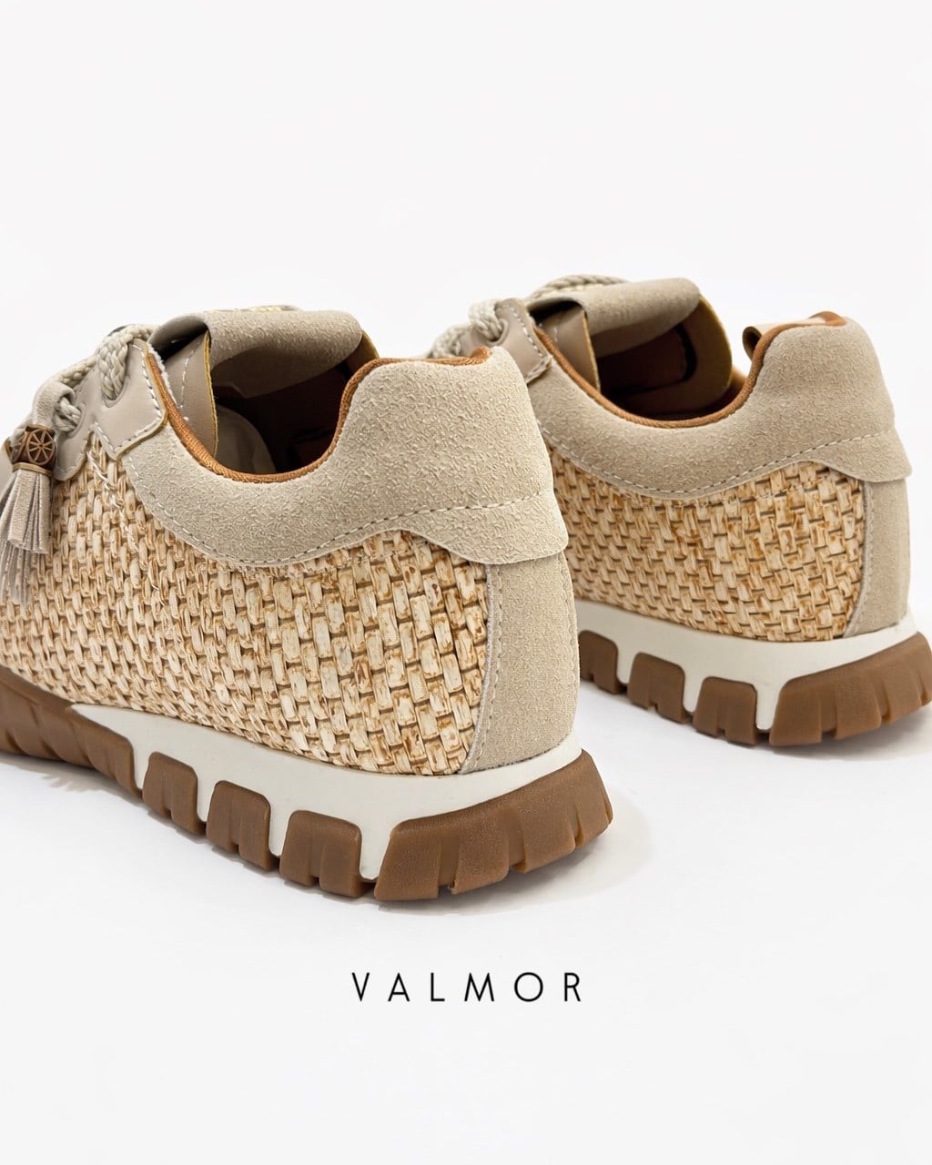 ZUUMSNEAKERValmor Kadın Sneaker - Bej Hasır