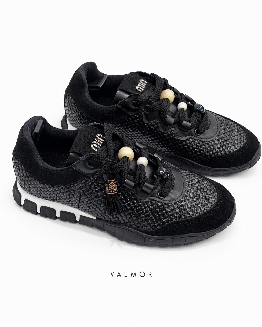 ZUUMSNEAKERValmor Kadın Sneaker - Siyah Hasır