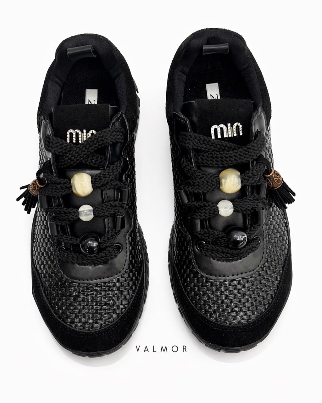 ZUUMSNEAKERValmor Kadın Sneaker - Siyah Hasır