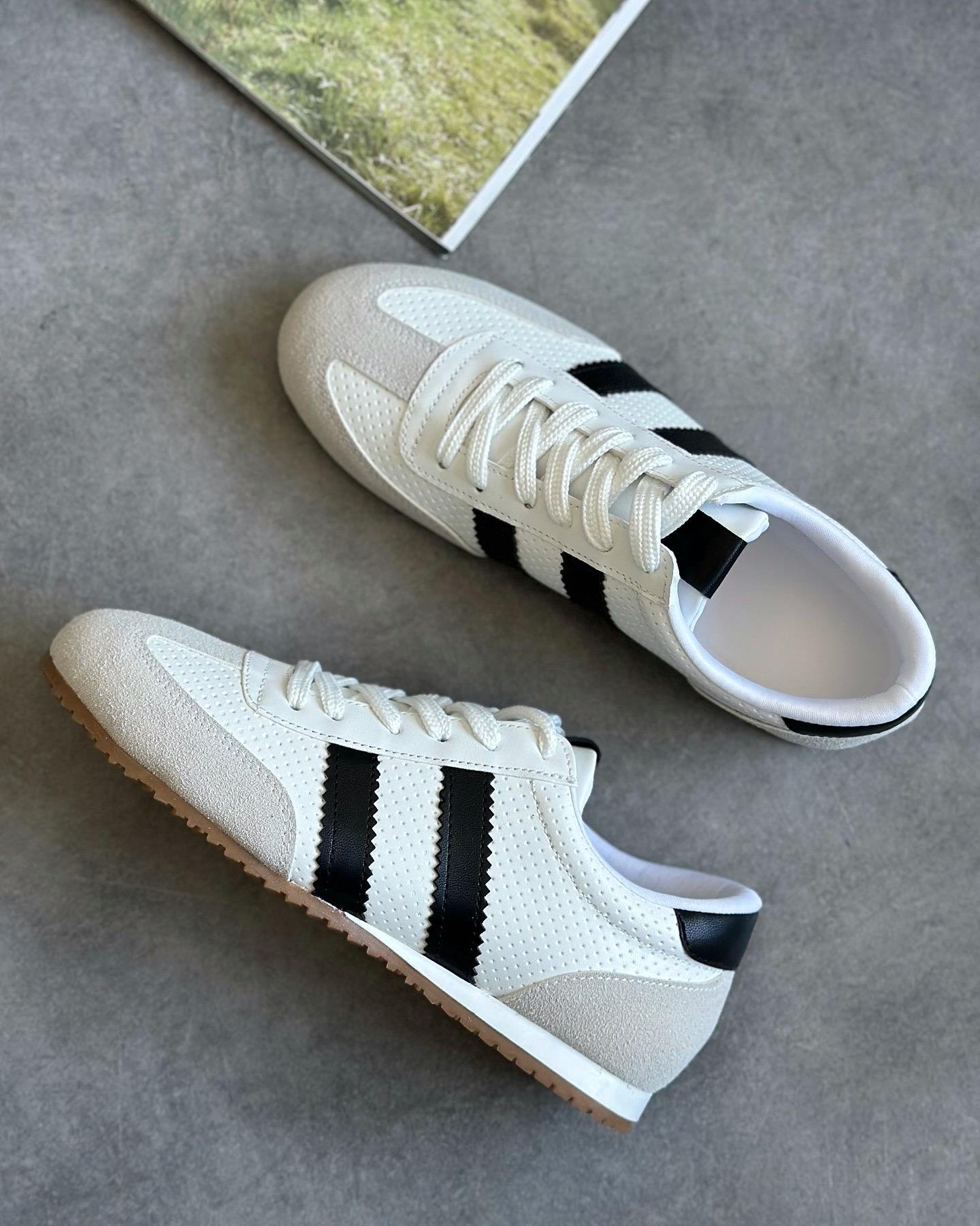 ZUUMSNEAKERVega Kadın Sneaker - Beyaz & Siyah
