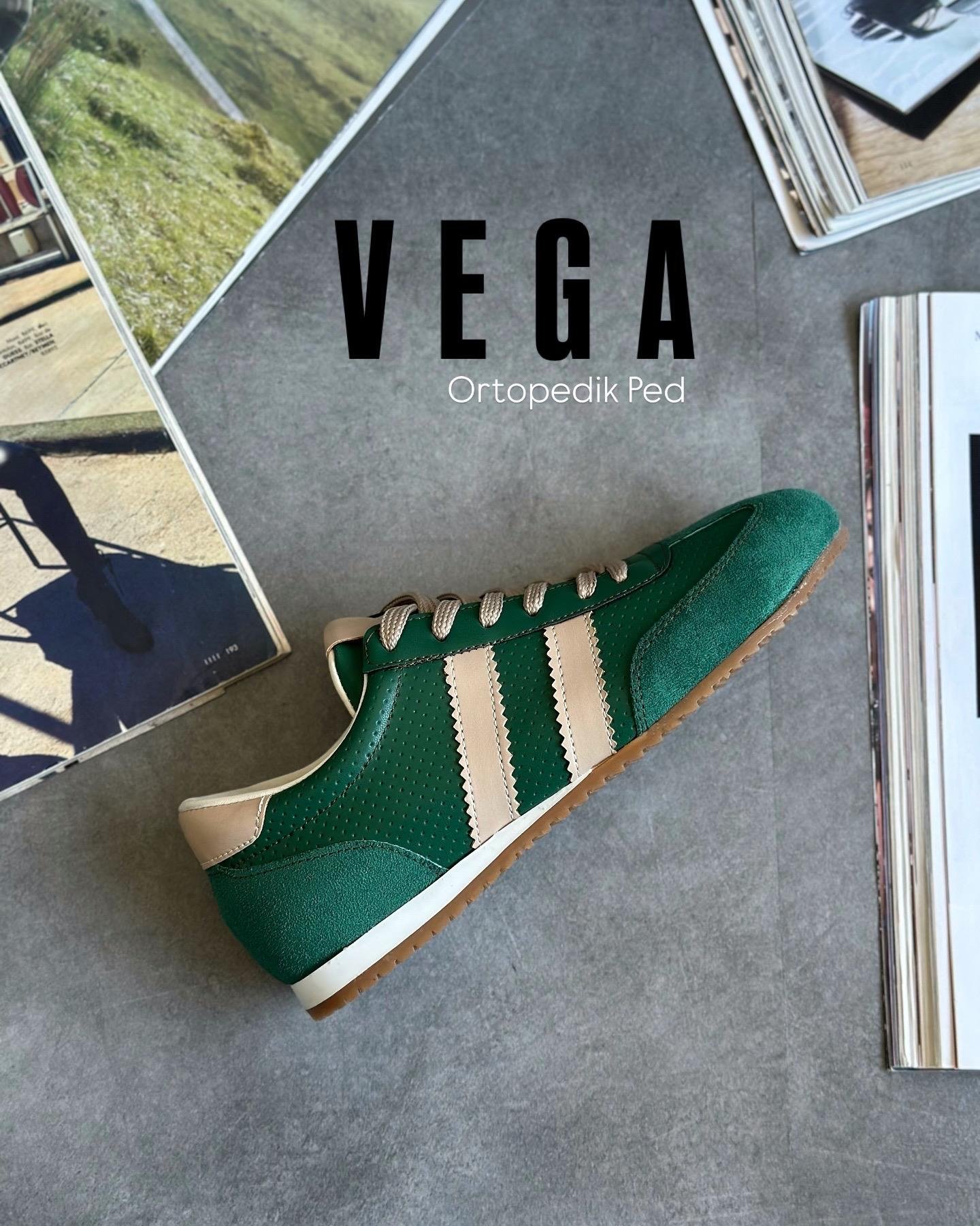 ZUUMSNEAKERVega Kadın Sneaker - Yeşil & Ten
