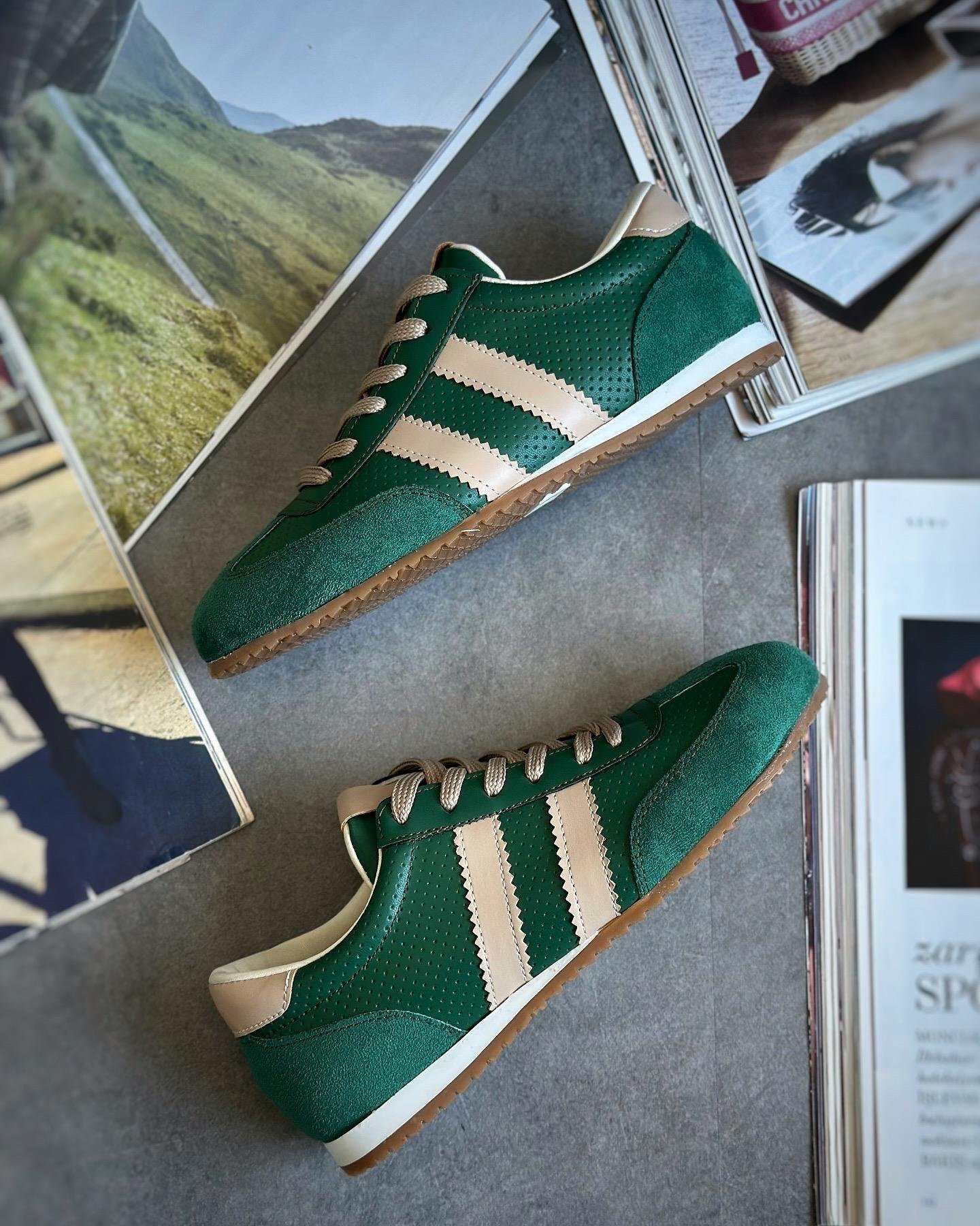 ZUUMSNEAKERVega Kadın Sneaker - Yeşil & Ten