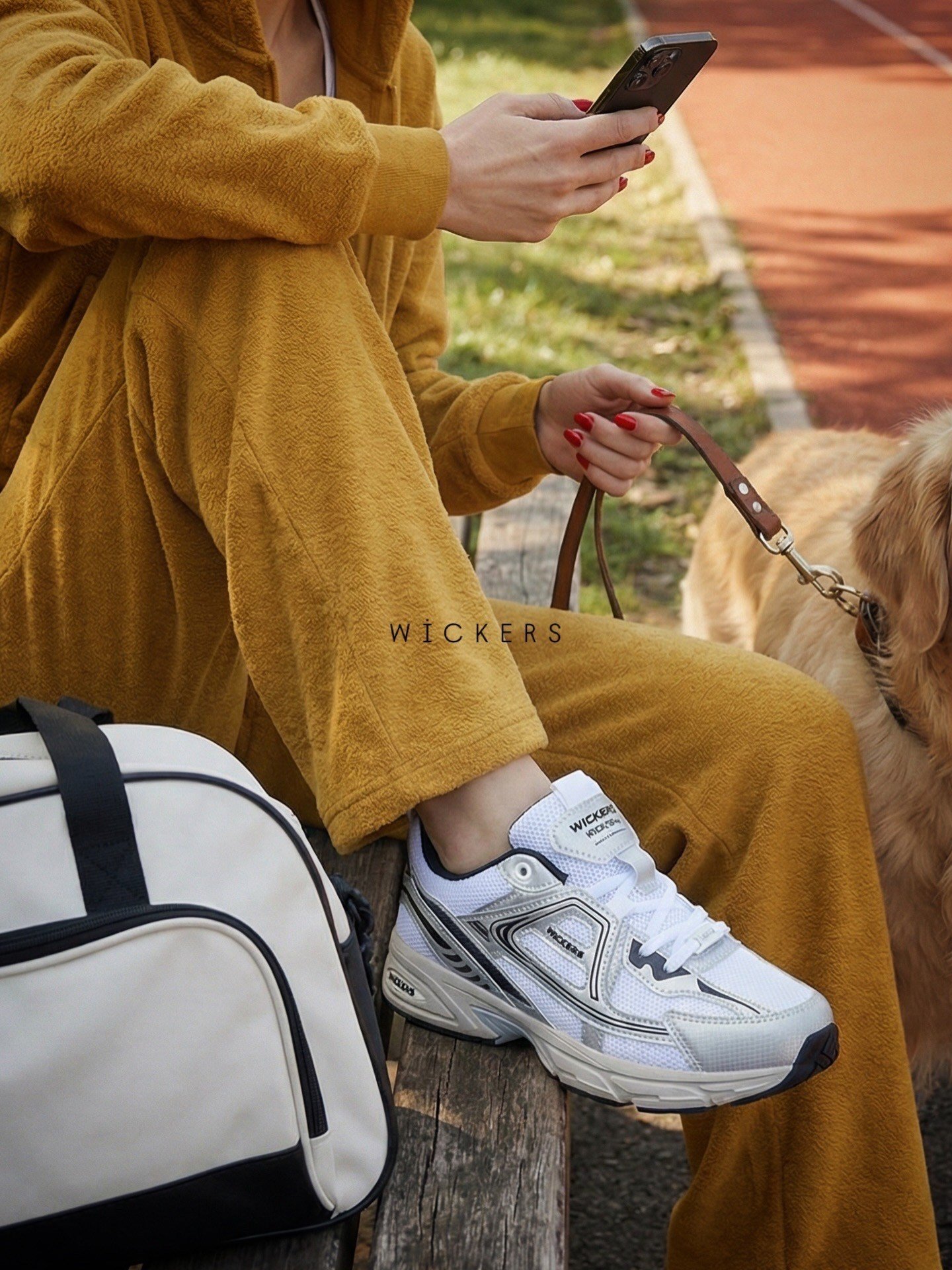 ZUUMSNEAKERWickers Günlük Kadın Sneaker - Beyaz & Siyah & Gümüş