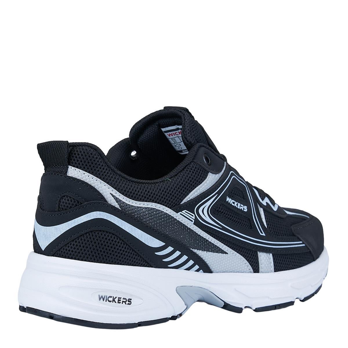 ZUUMSNEAKERWickers Günlük Kadın Sneaker - Siyah & Beyaz