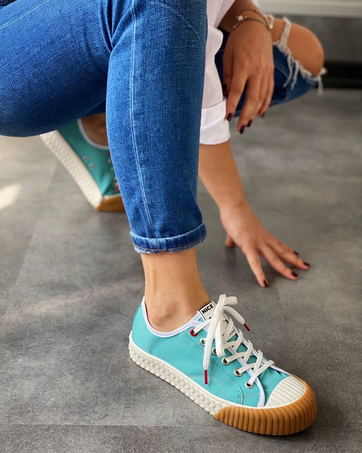 ZUUMSNEAKERZima Kadın Spor Ayakkabı - Turkuaz
