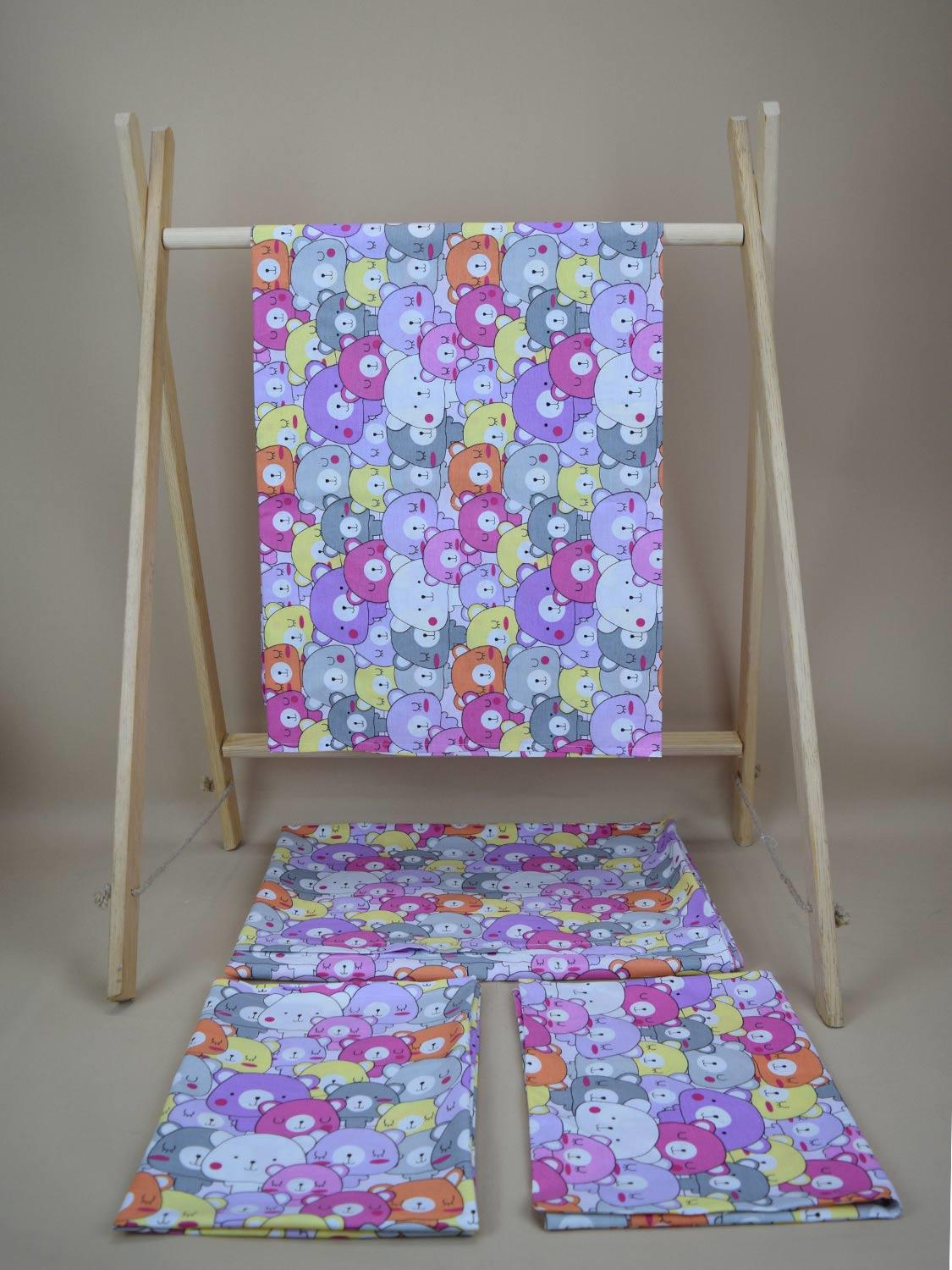 Ana Kuzusu Bebek Nevresim Takımı Ayıcık Desen  Desen