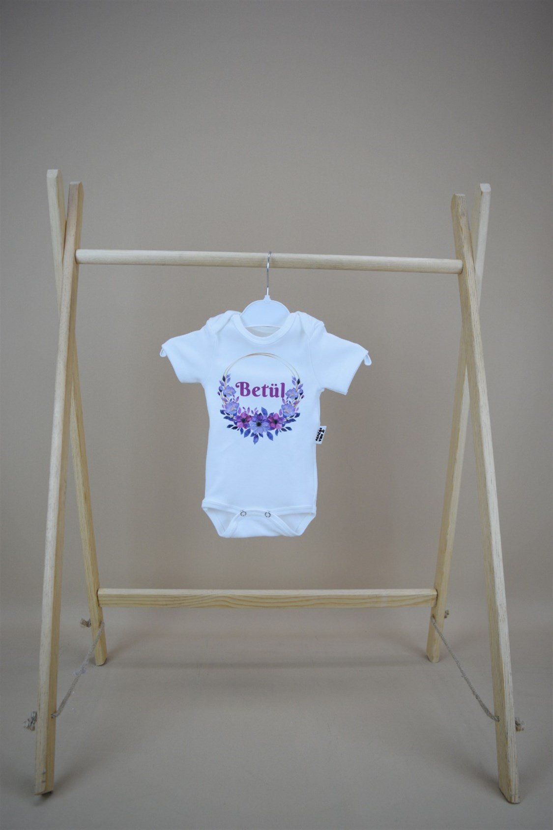 Ana Kuzusu İsme Özel Baskı Çıtçıtlı Badi Doğum Günü 1BMK90