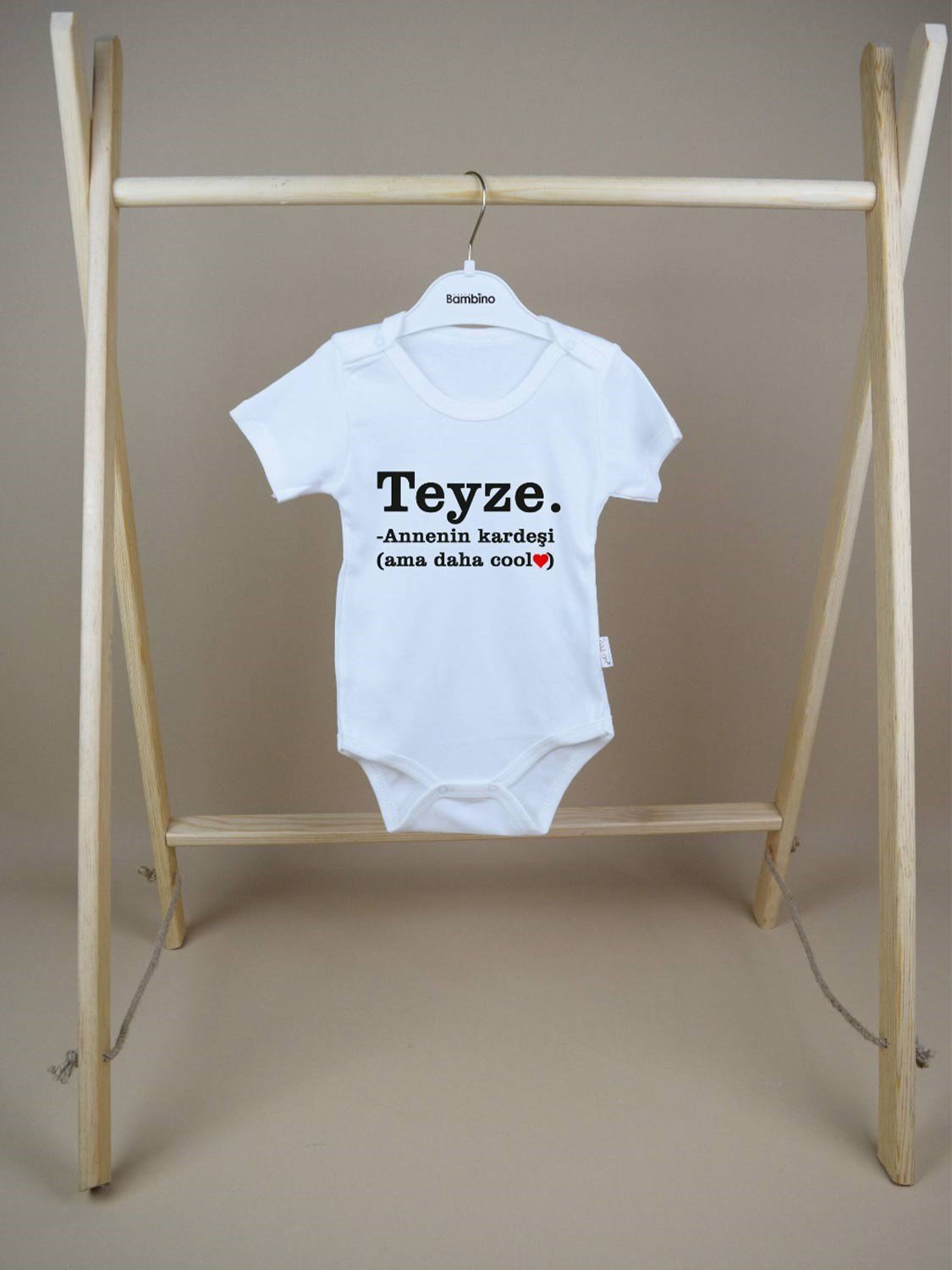 Ana Kuzusu İsme Özel Baskı Çıtçıtlı Teyze  Baskılı 1BSC25