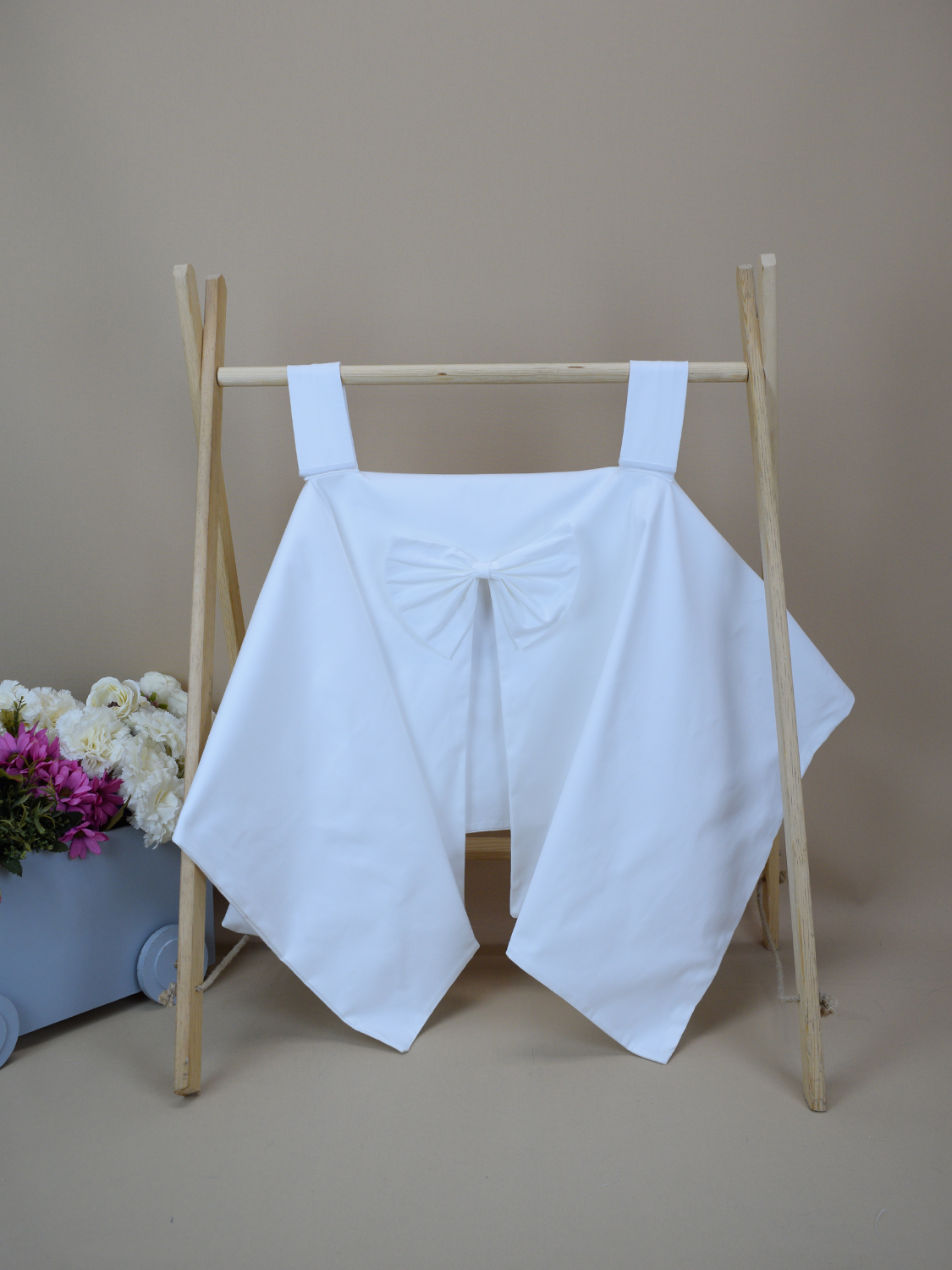 Ana Kuzusu İsme Özel Puset Örtüsü Nakışlı Kalp  Desen 3APS120