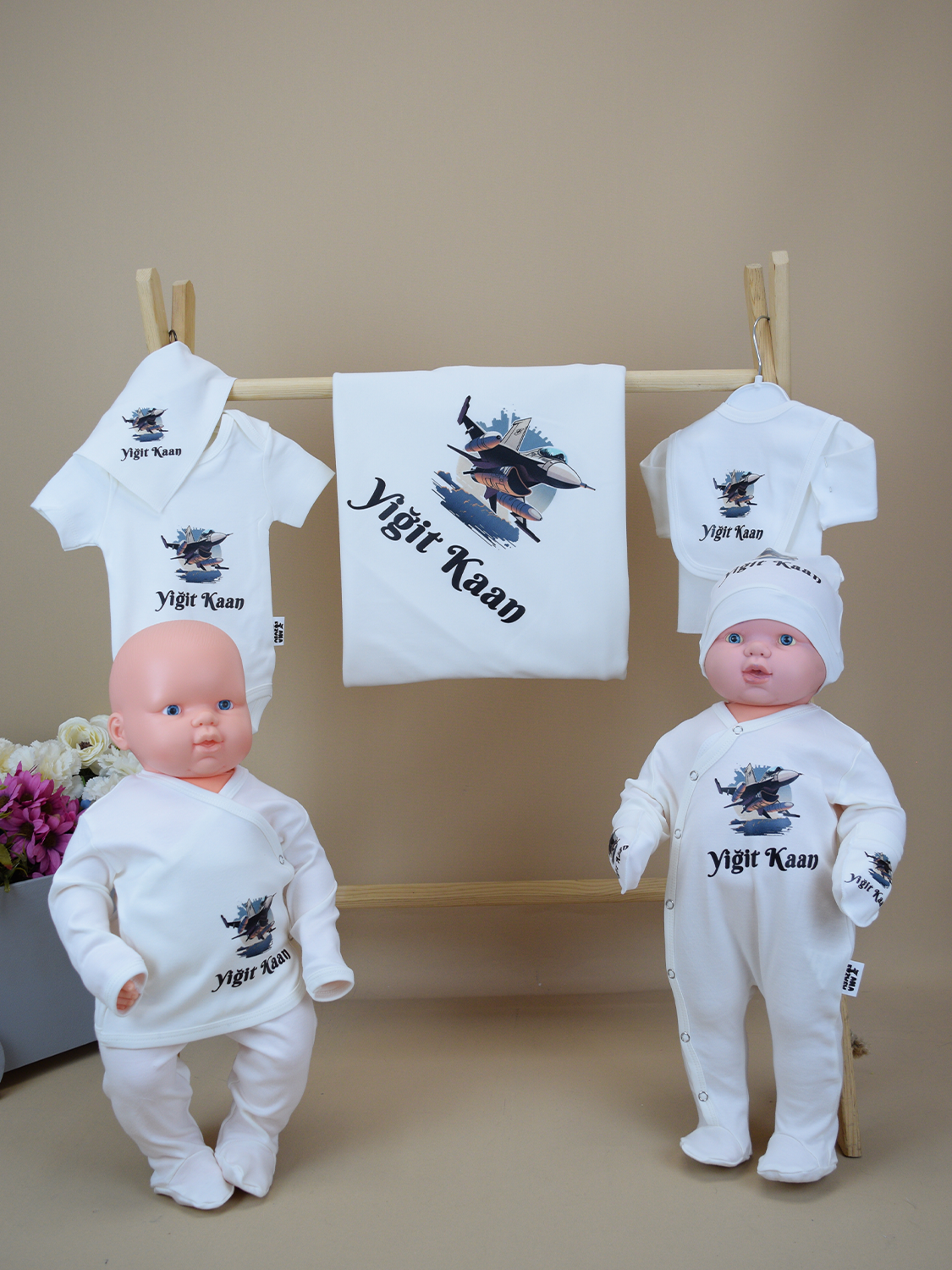 Ana Kuzusu İsme Özel  Uçak   Baskı  Hastane Çıkışı Özel Baskı 10UÇK13