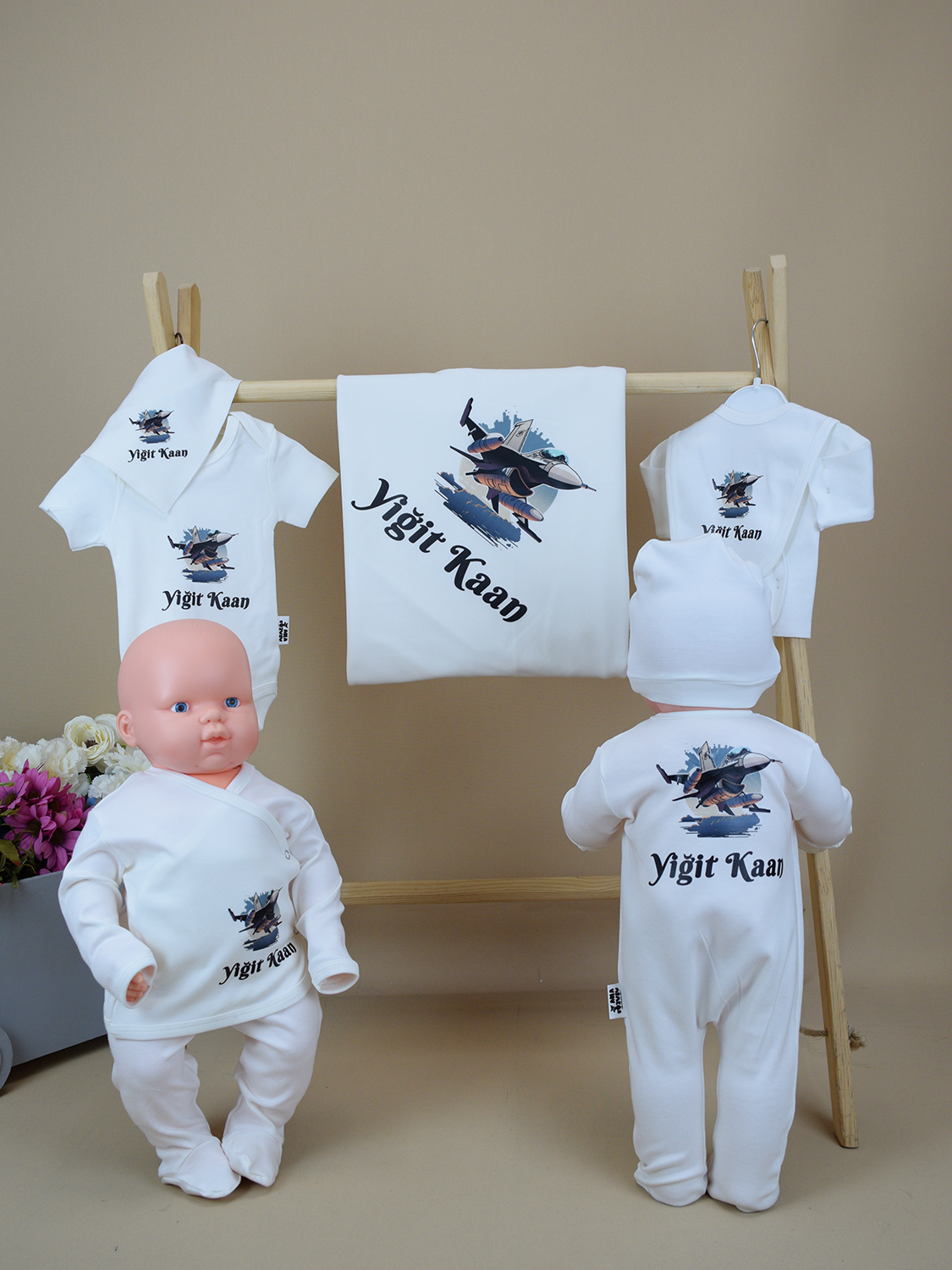 Ana Kuzusu İsme Özel  Uçak   Baskı  Hastane Çıkışı Özel Baskı 10UÇK13