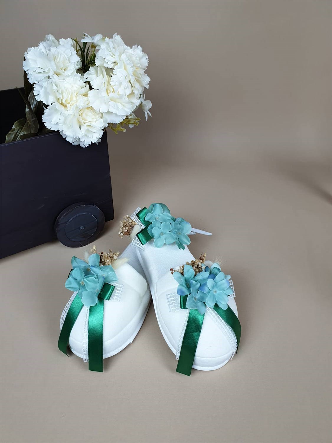 Ana Kuzusu Özel Tasarım Lohusa Taç Terlik Seti 1LTT94