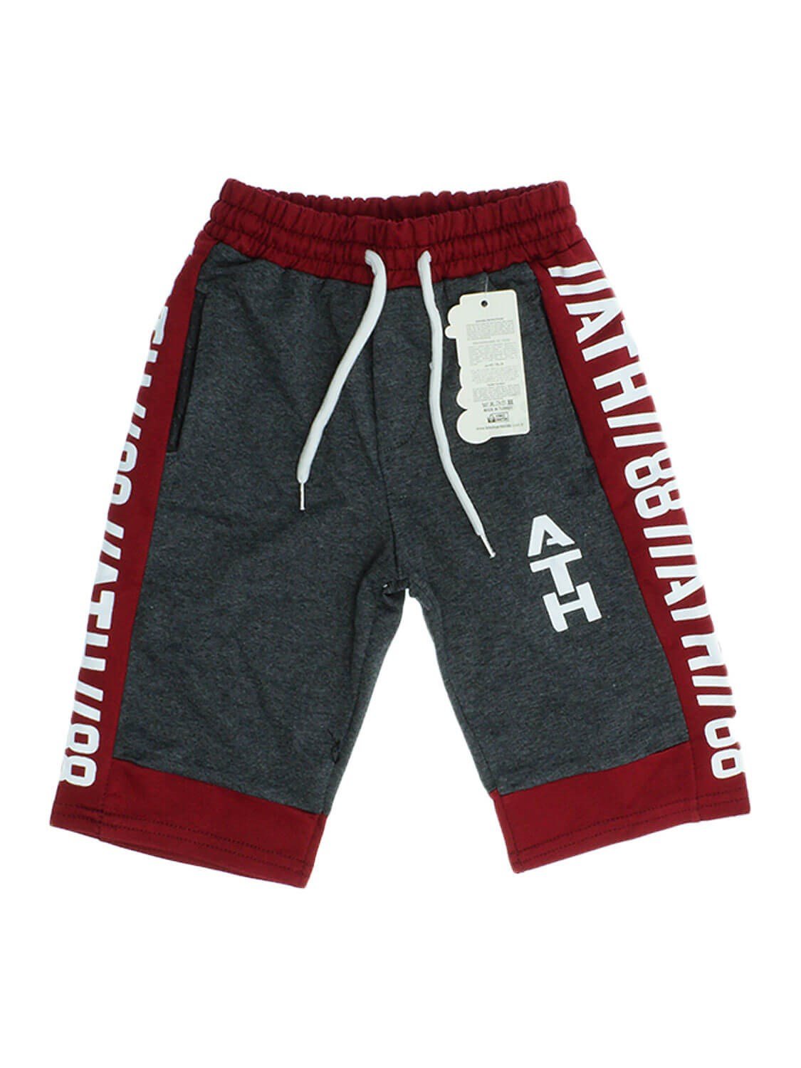 Bişımarık Erkek Çocuk Yanları Baskılı Penye Kapri