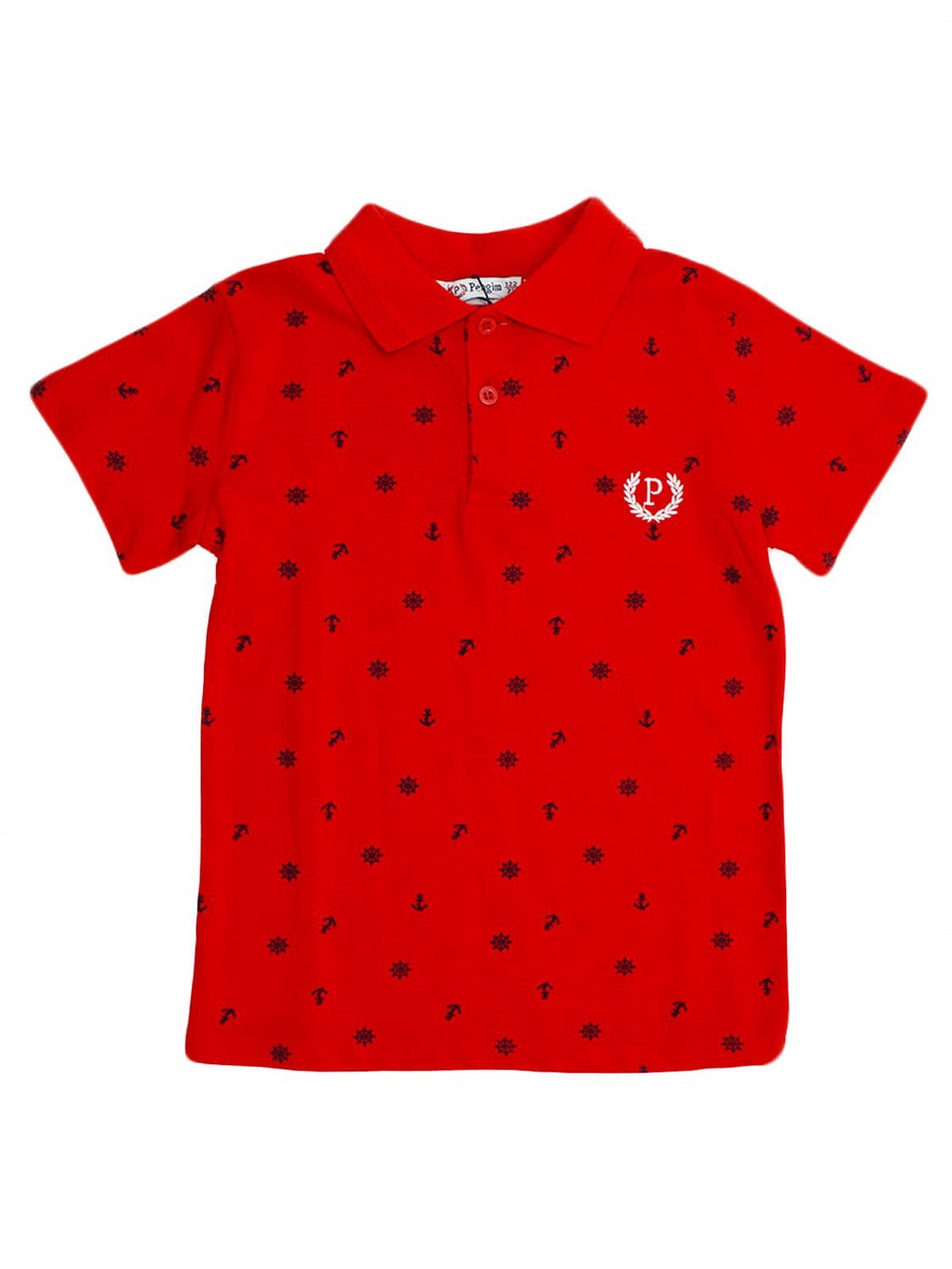 Pengim Çapa Desenli Erkek Polo Yaka Tişört