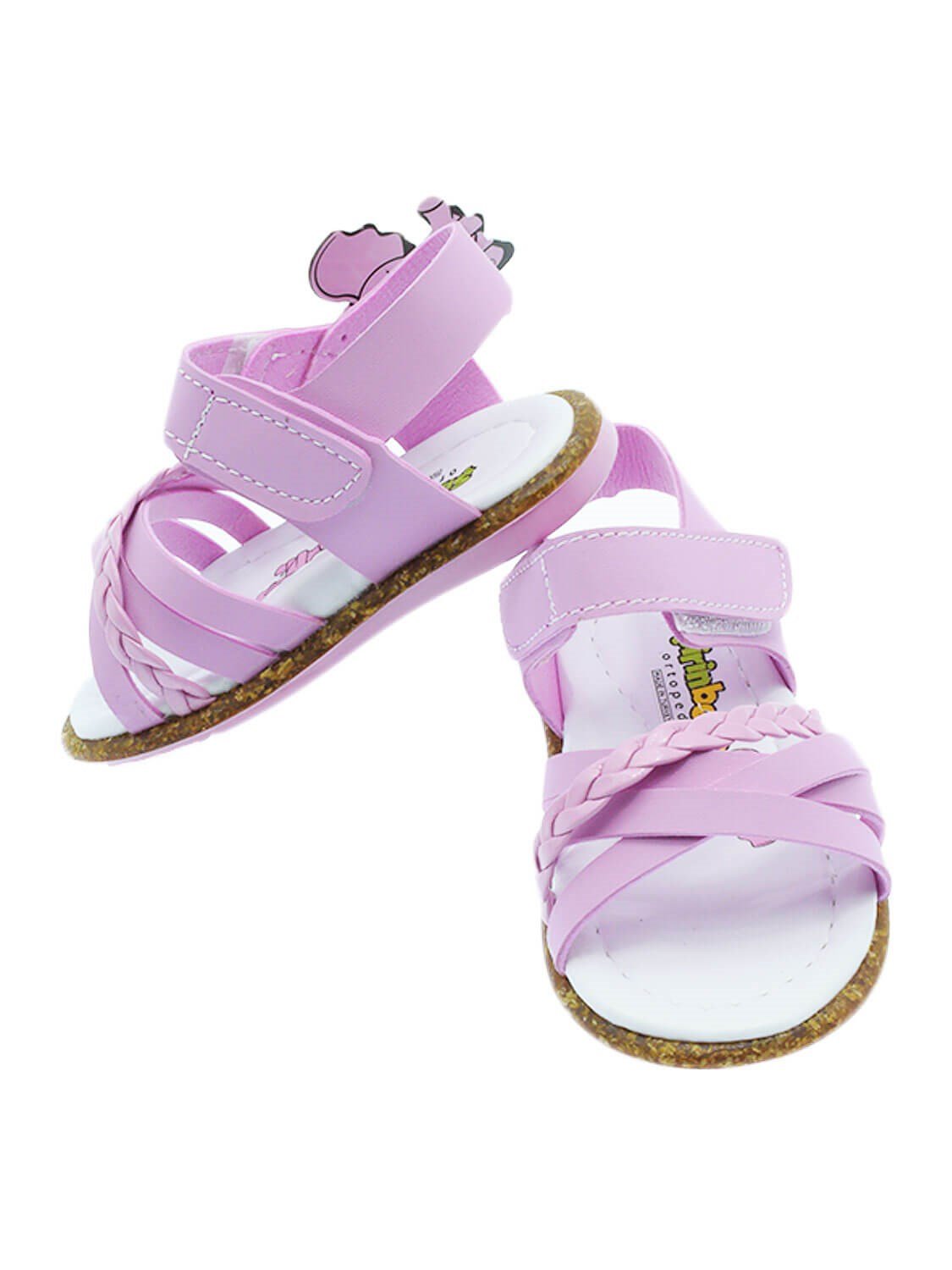 Şirin Bebe Kız Bebek Çift Bantlı Ortopedik Sandalet