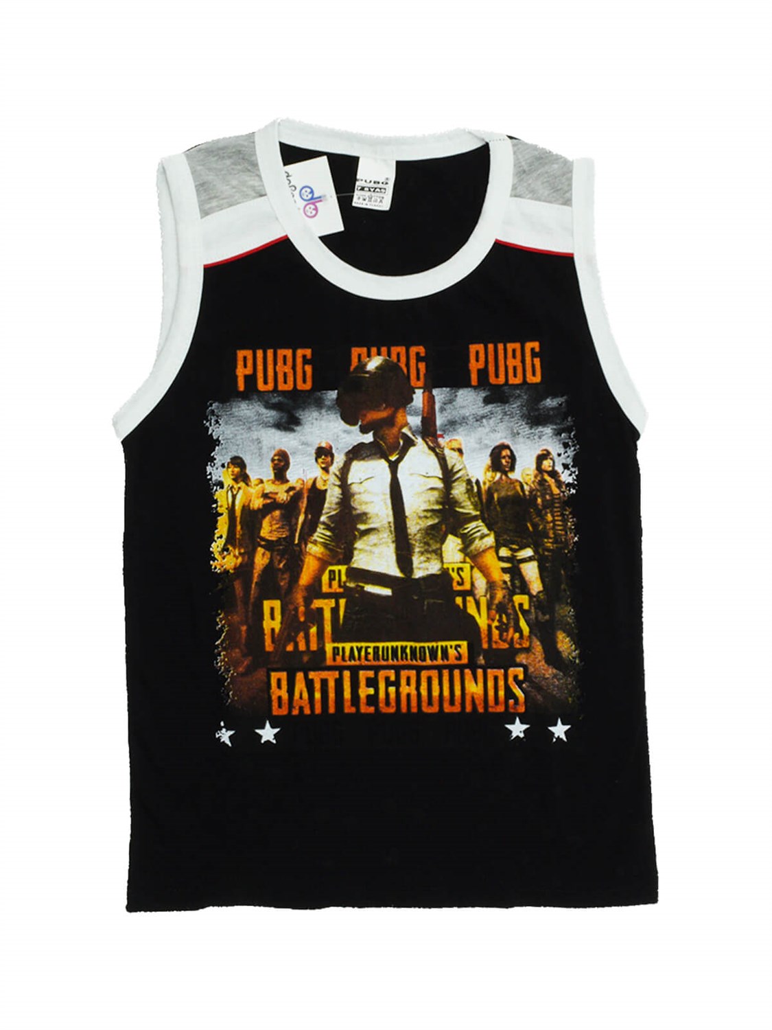 Wenge Garson Baskılı Sıfır Kol Tişört