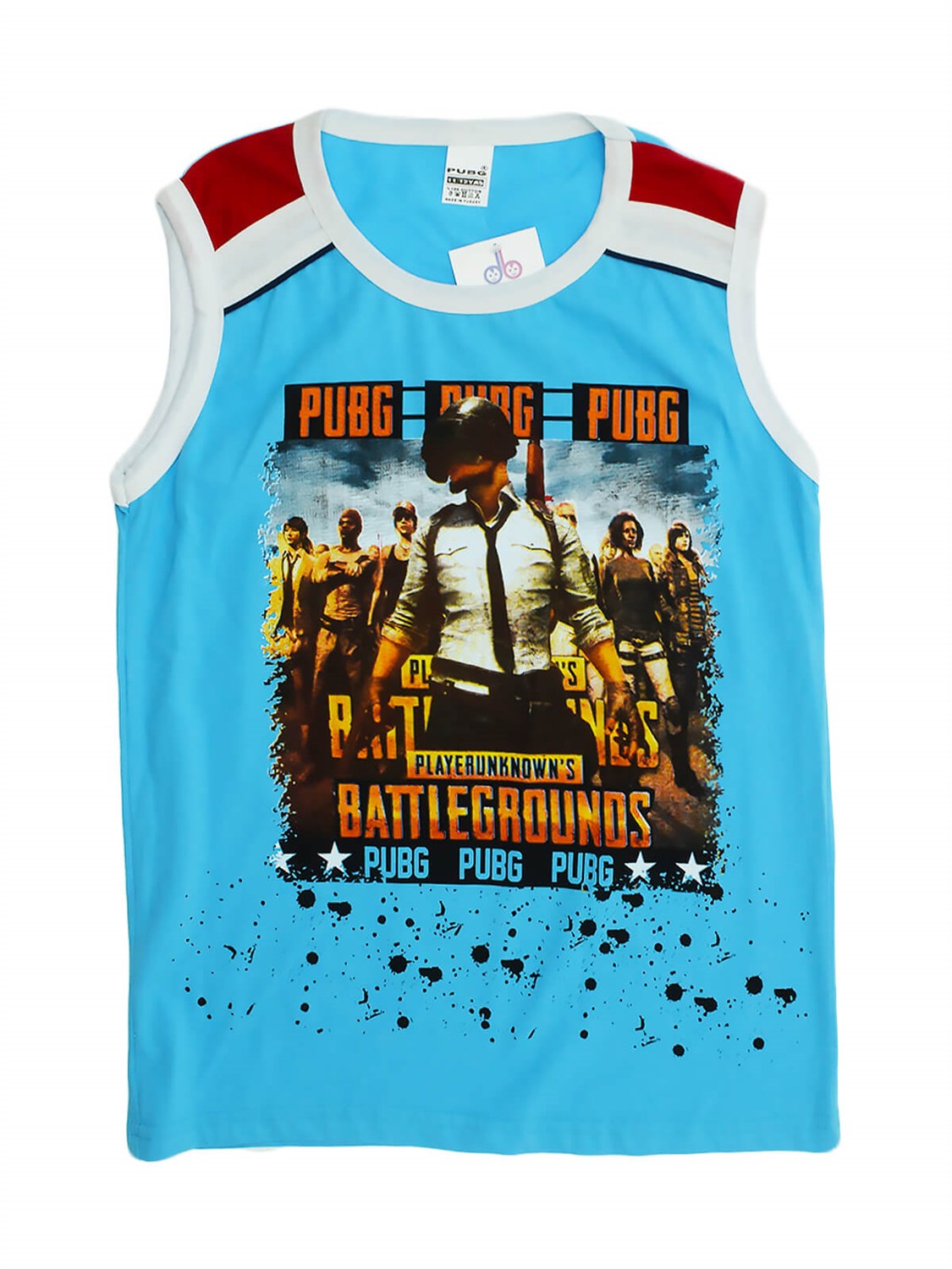 Wenge Garson Baskılı Sıfır Kol Tişört