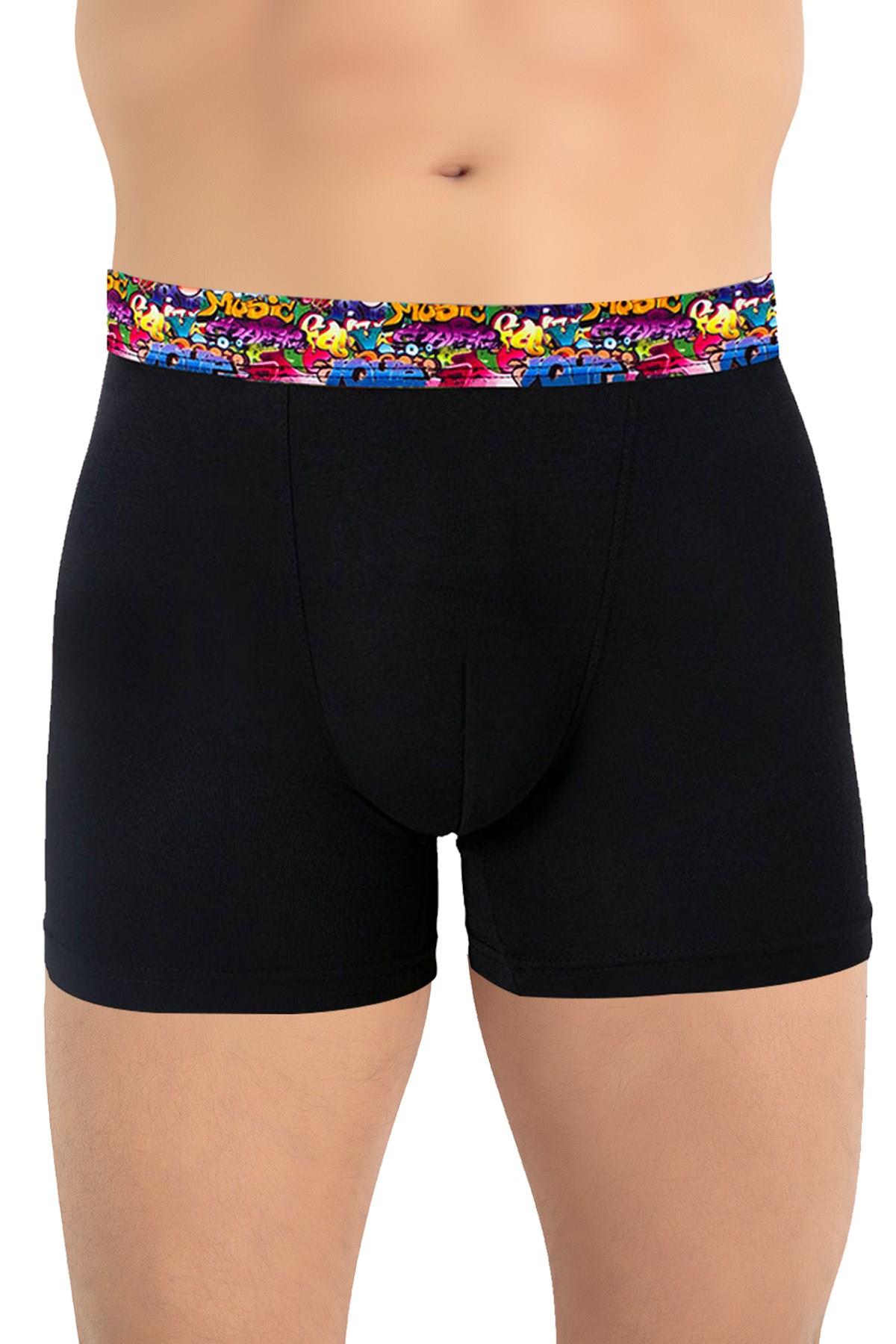 Erkek Boxer Likralı (%47 Modal %47 Pamuk)