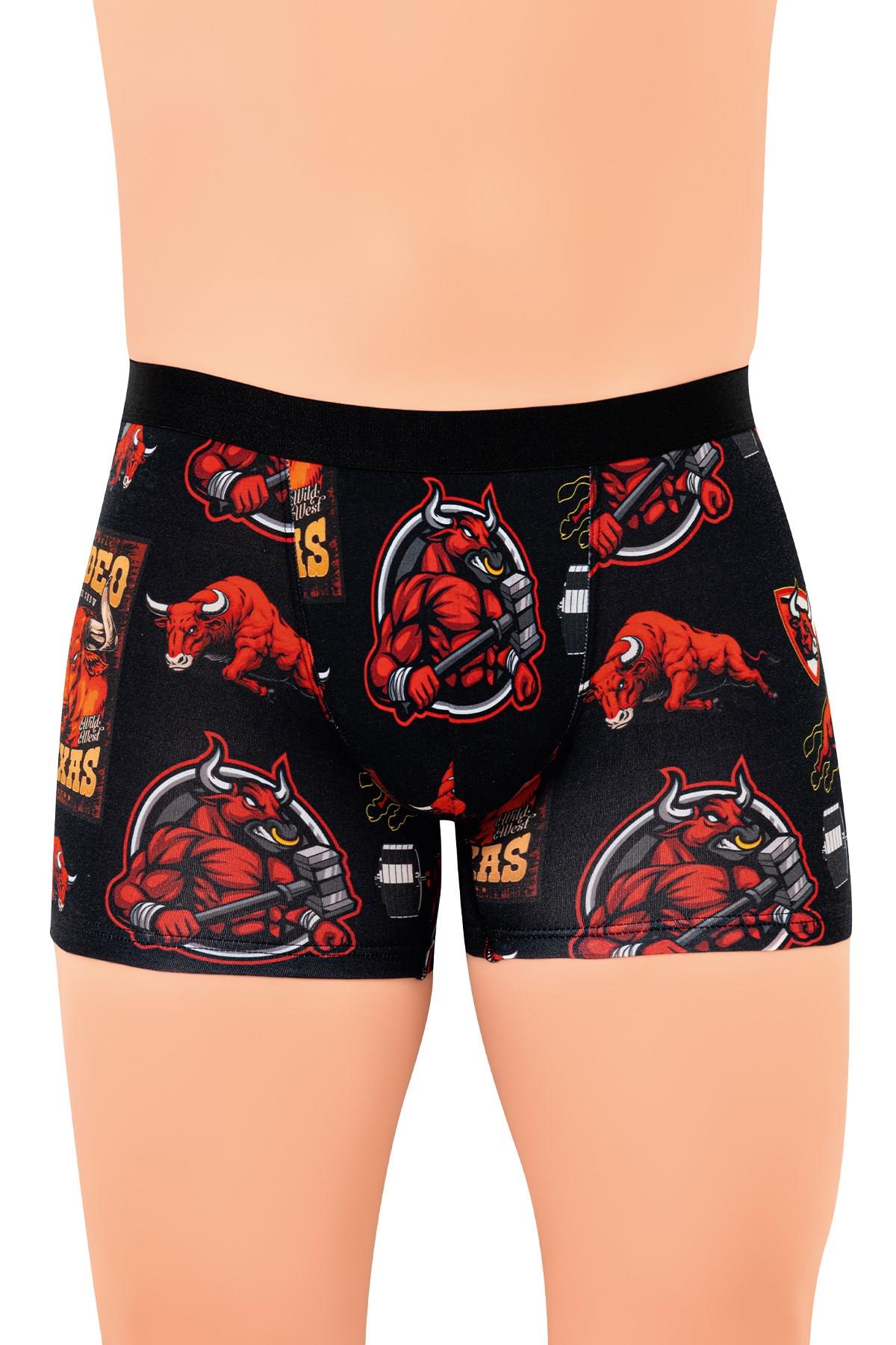 Erkek Boxer Likralı (%96 Pamuk)