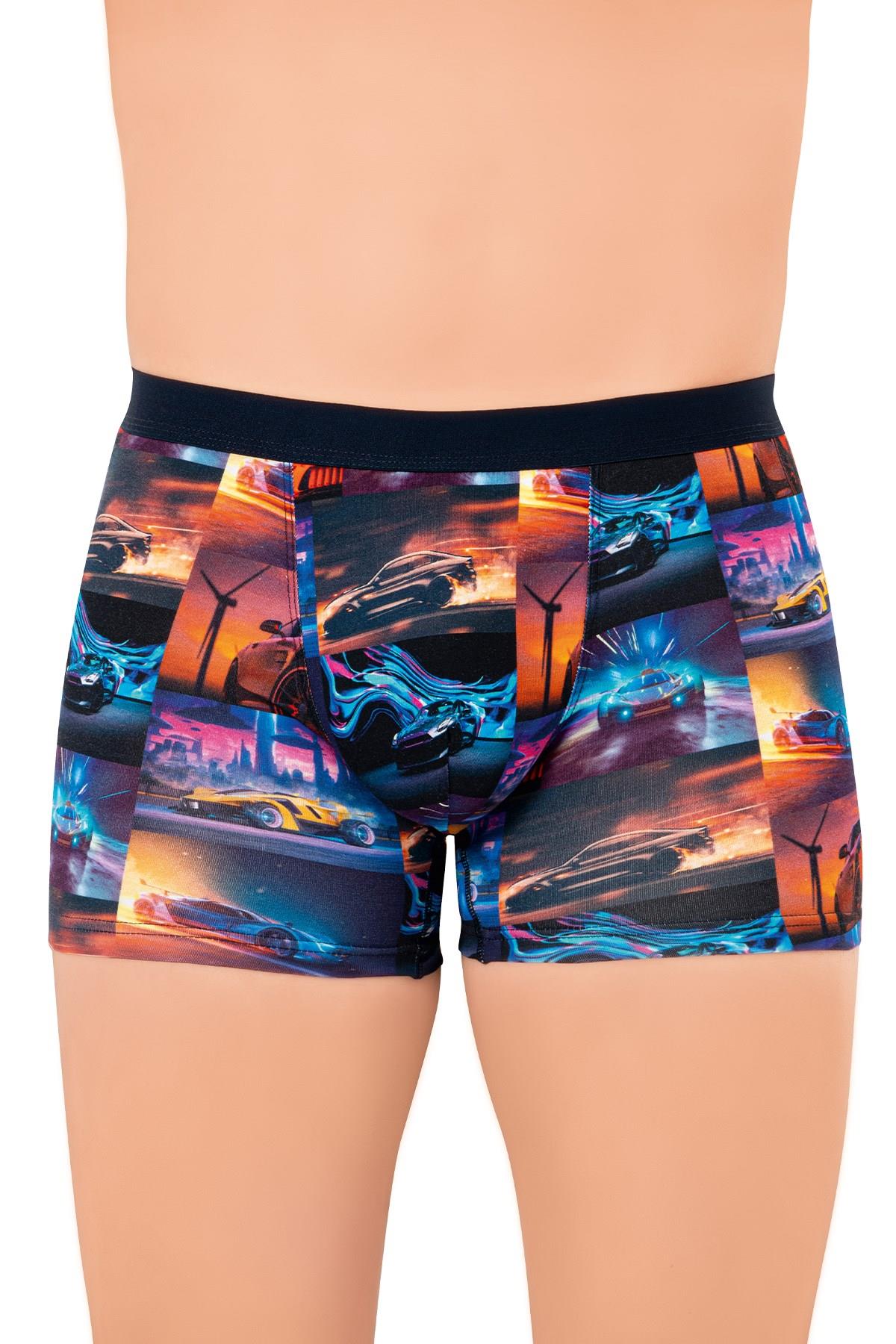 Erkek Boxer Likralı (%96 Pamuk)