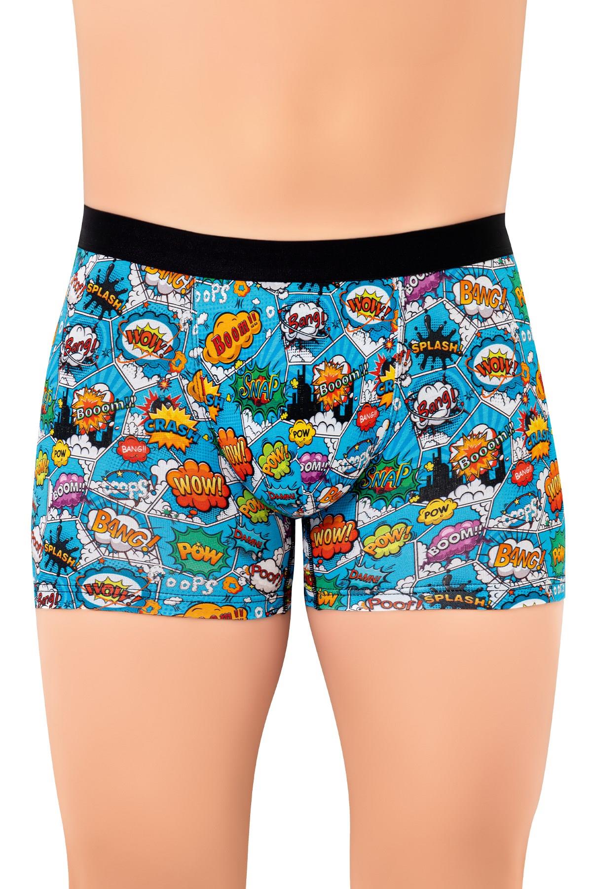 Erkek Boxer Likralı (%96 Pamuk)