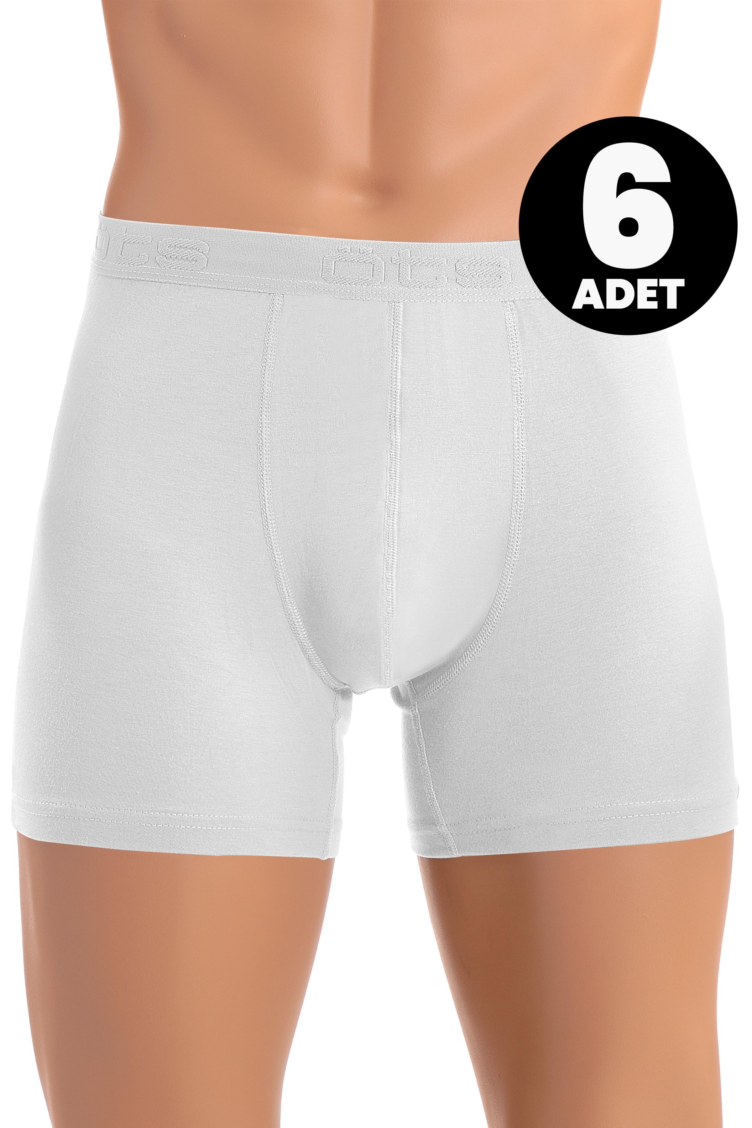 Öts 6'lı Erkek Boxer Modal (%47 Modal - %47 Pamuk - %6 Elastan)