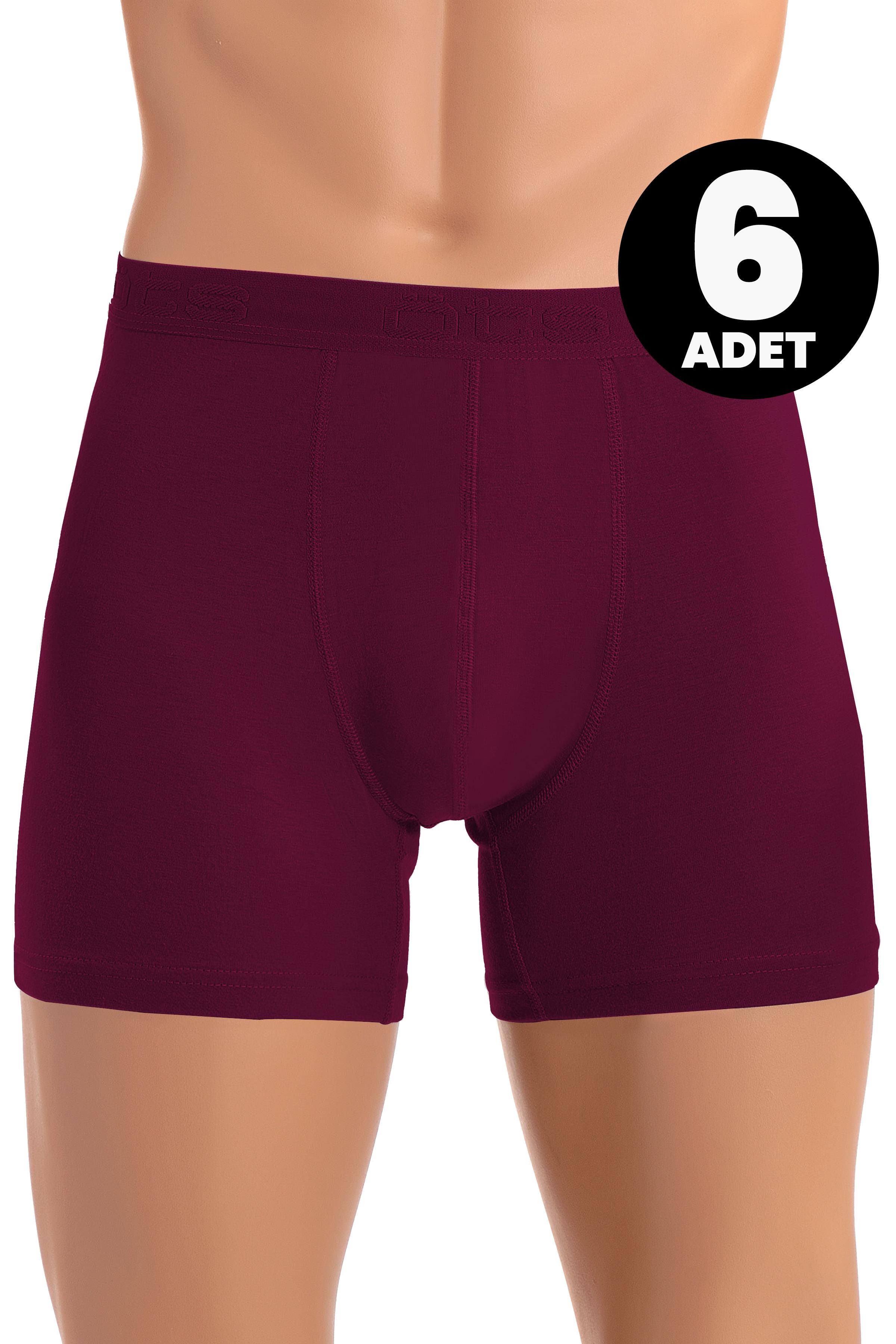Öts 6'lı Erkek Boxer Modal (%47 Modal - %47 Pamuk - %6 Elastan)