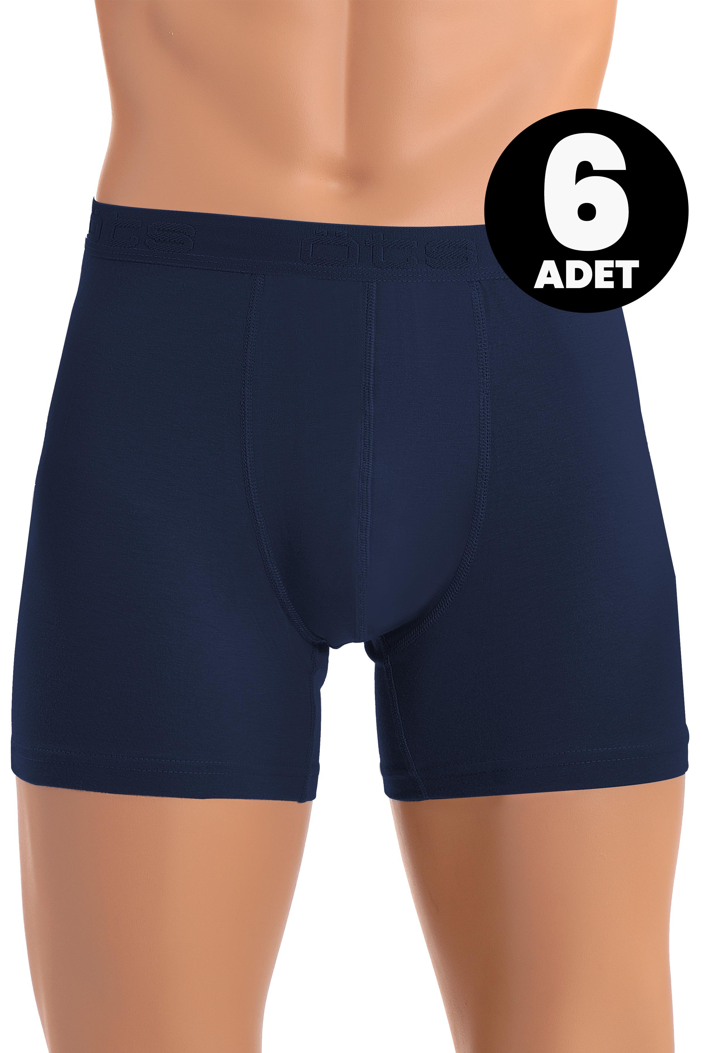 Öts 6'lı Erkek Boxer Modal (%47 Modal - %47 Pamuk - %6 Elastan)
