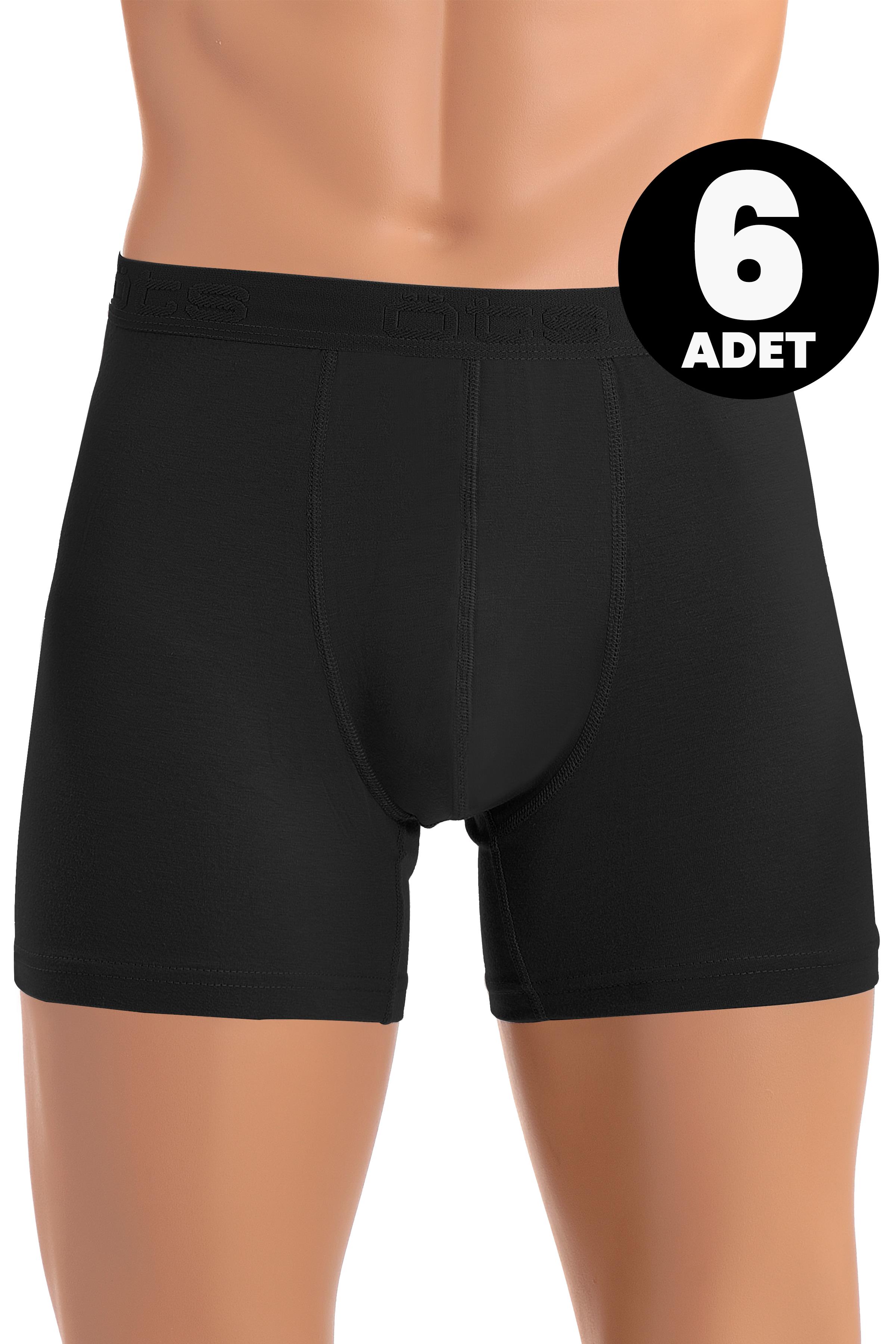 Öts 6'lı Erkek Boxer Modal (%47 Modal - %47 Pamuk - %6 Elastan)