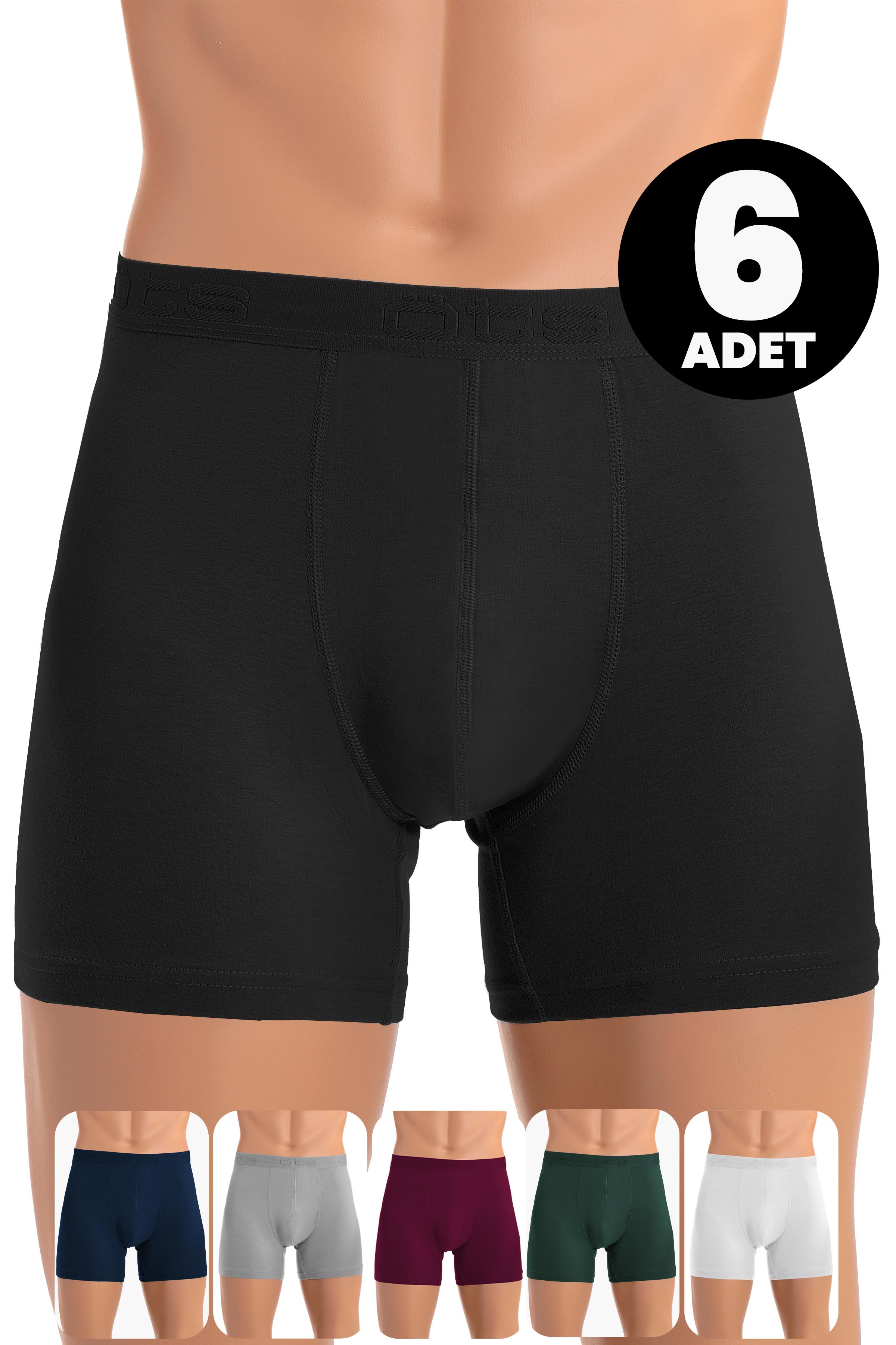 Öts 6'lı Erkek Boxer Modal (%47 Modal - %47 Pamuk - %6 Elastan)