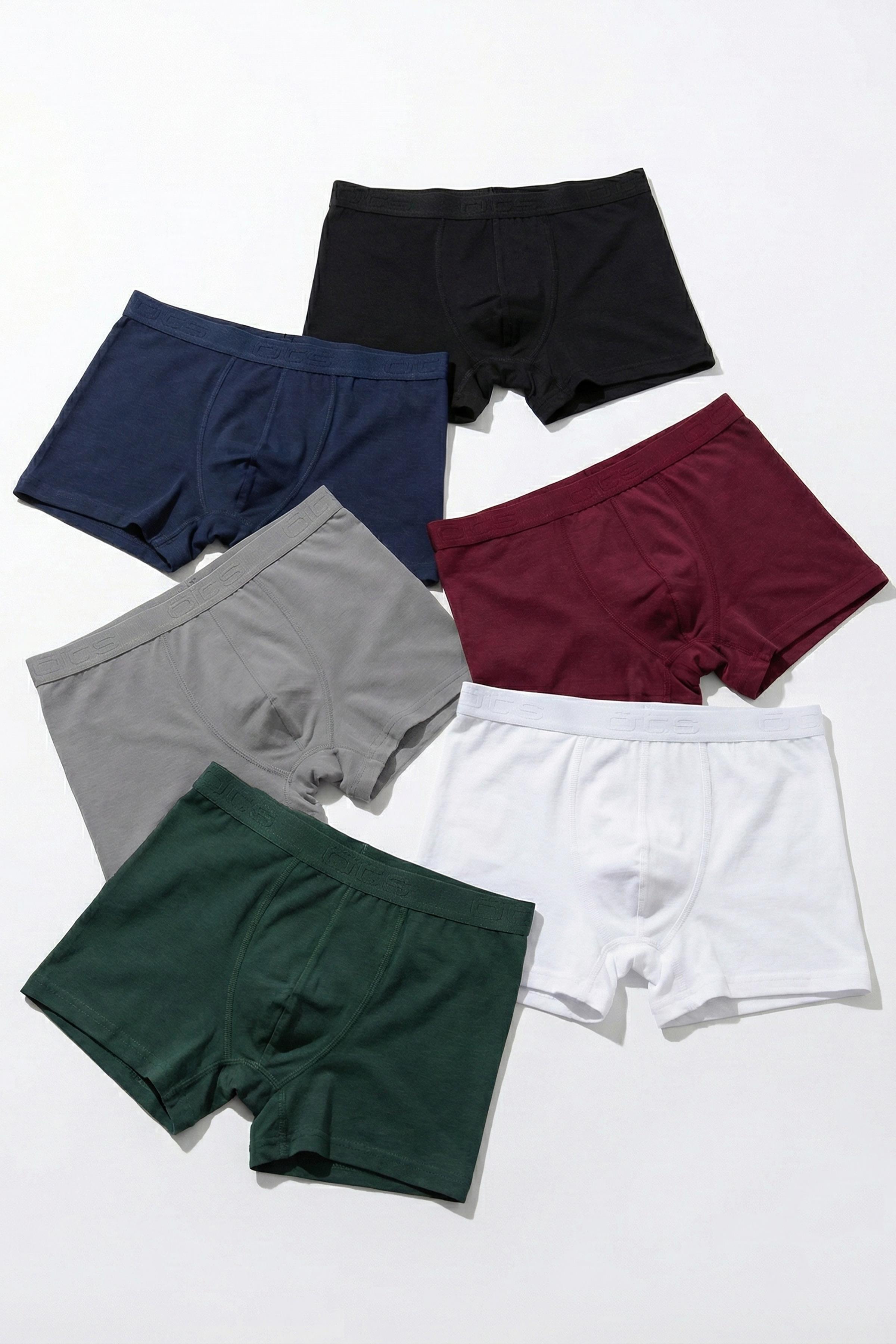 Öts 6'lı Erkek Boxer Modal (%47 Modal - %47 Pamuk - %6 Elastan)