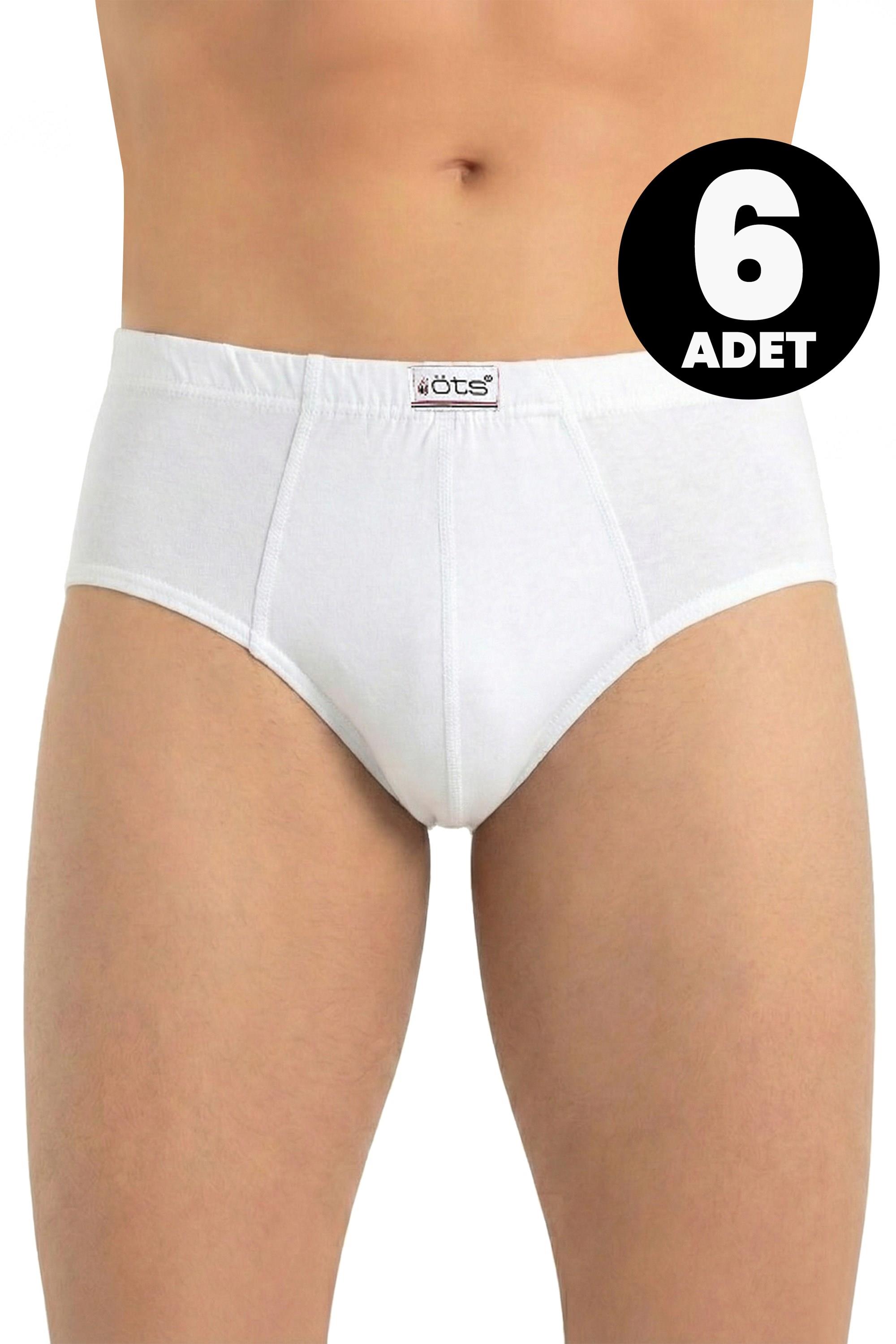 Öts 6'lı Erkek Külot Süprem (%100 Pamuk)
