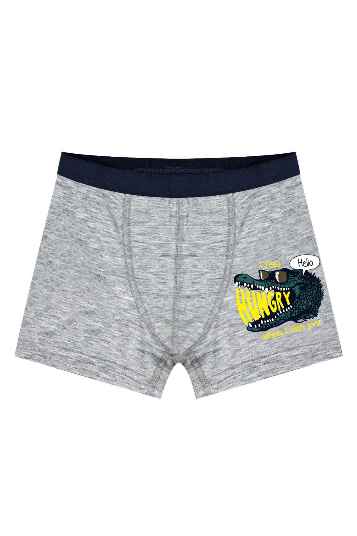 Öts Erkek Çocuk Boxer 3'lü Baskılı (%96 Pamuk - %4 Elastan)