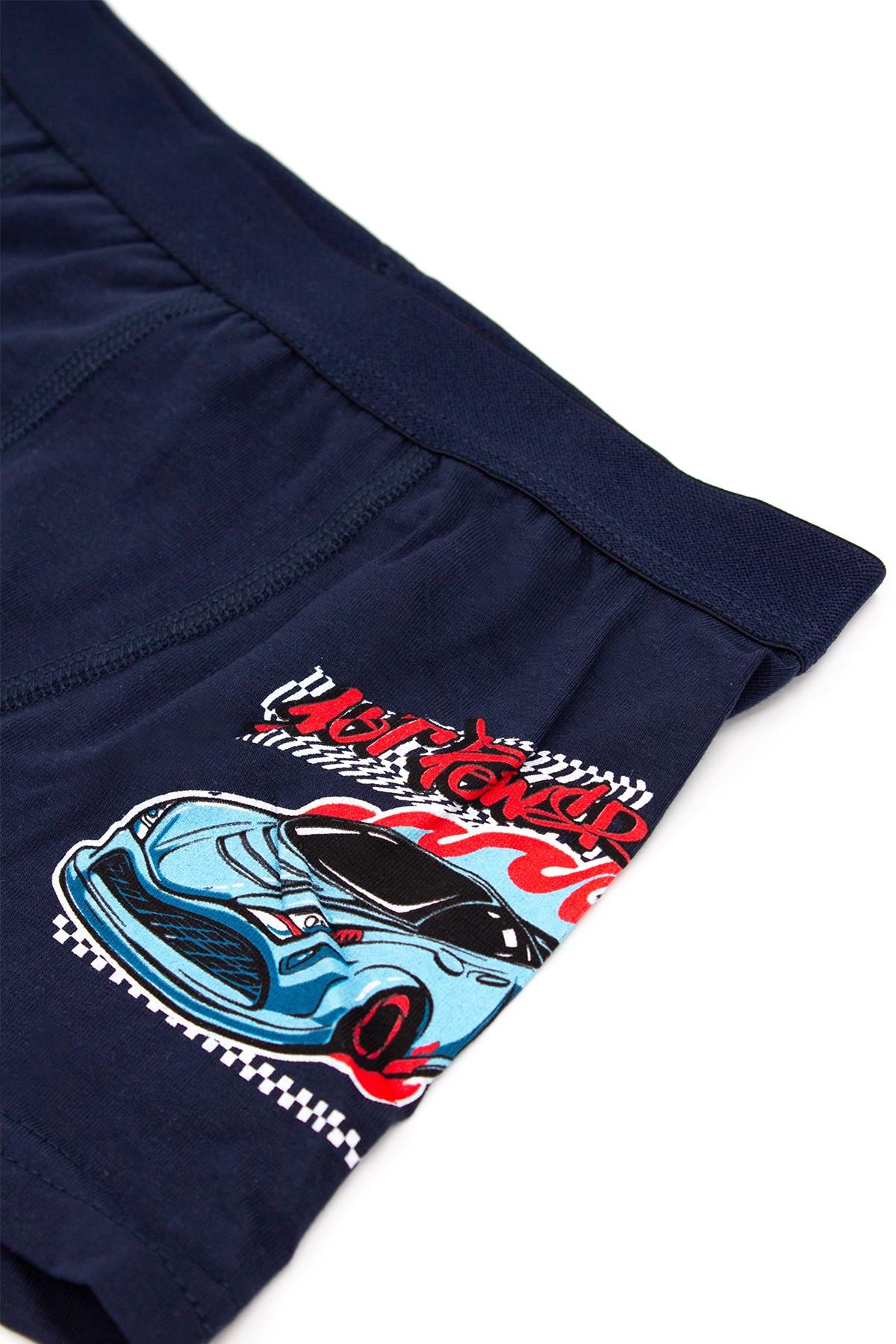 Öts Erkek Çocuk Boxer 3'lü Baskılı (%96 Pamuk - %4 Elastan)