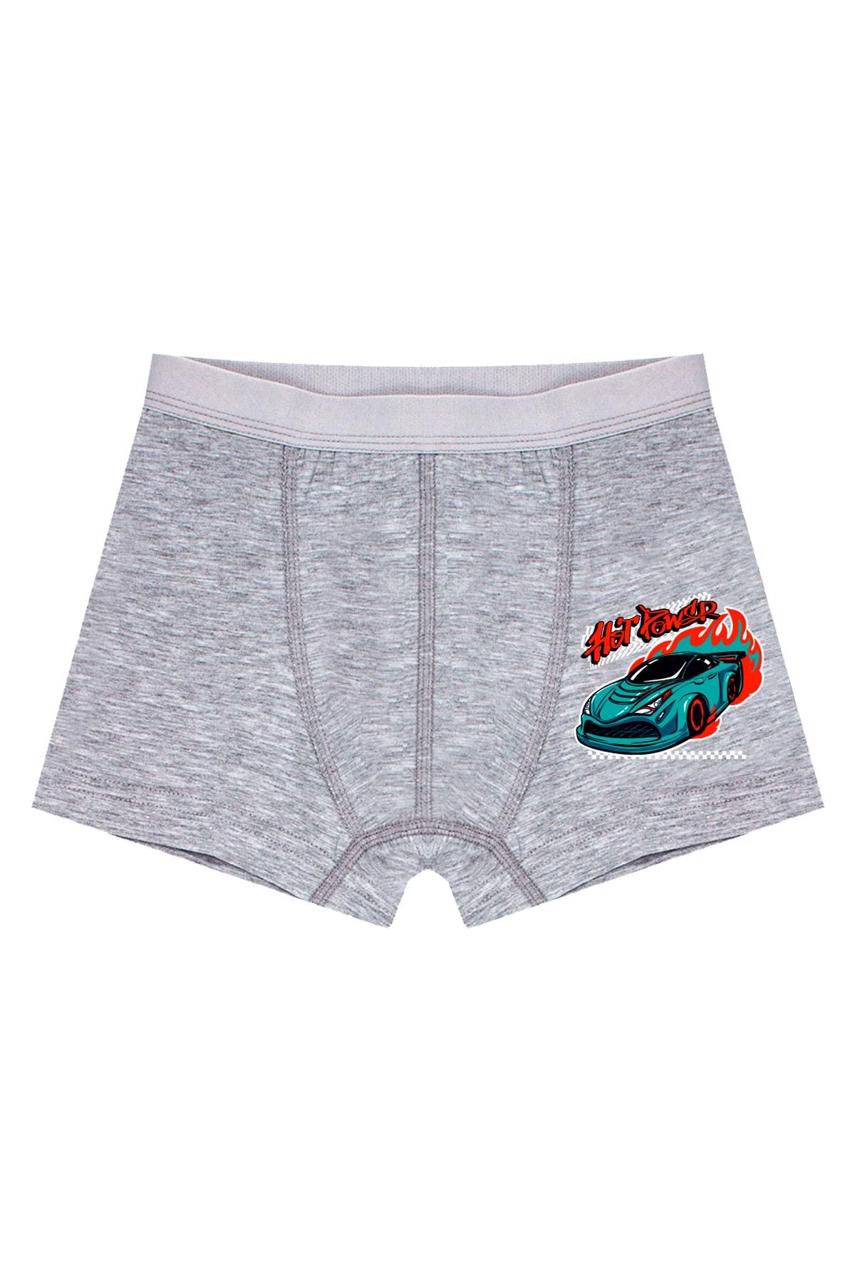 Öts Erkek Çocuk Boxer 3'lü Baskılı (%96 Pamuk - %4 Elastan)