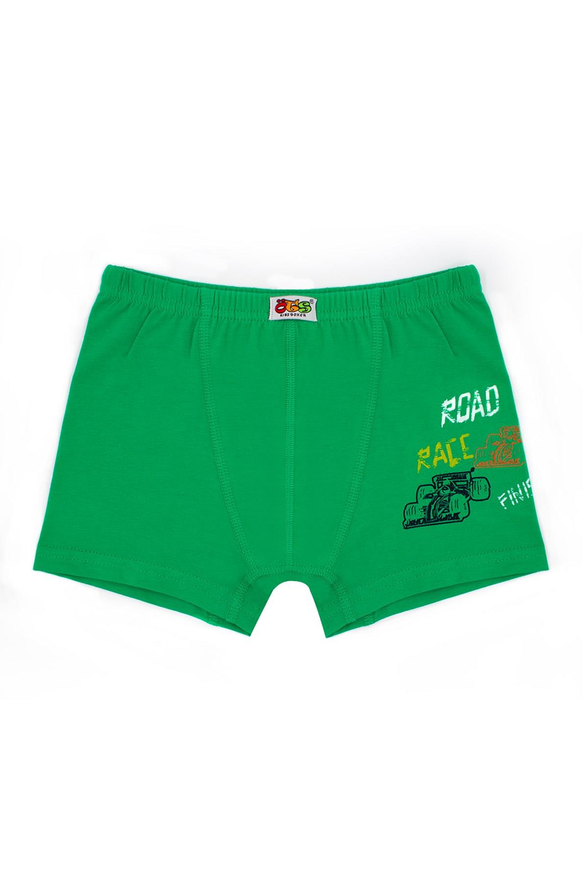 Öts Erkek Çocuk Boxer 3'lü Baskılı (%96 Pamuk - %4 Elastan)