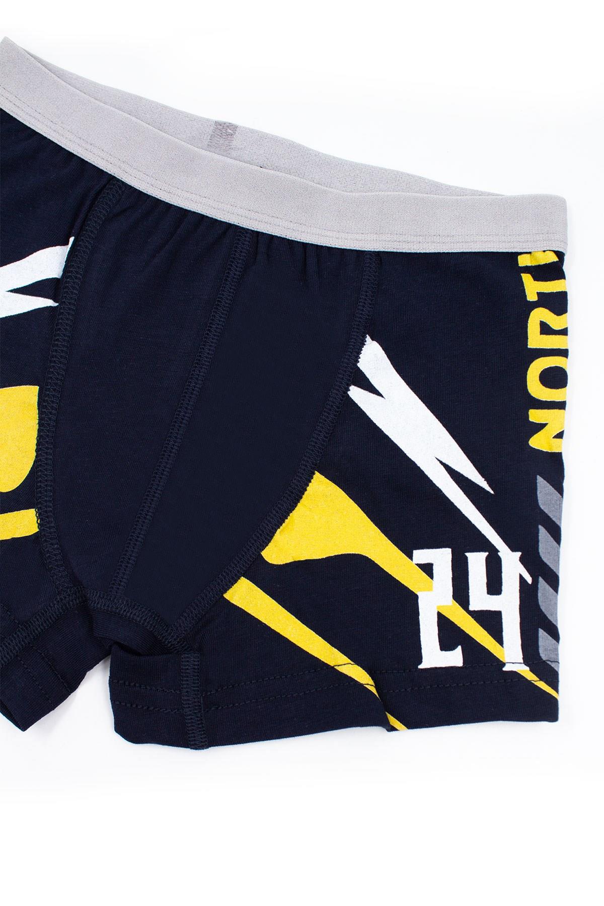 Öts Erkek Çocuk Boxer 3'lü Baskılı (%96 Pamuk - %4 Elastan)