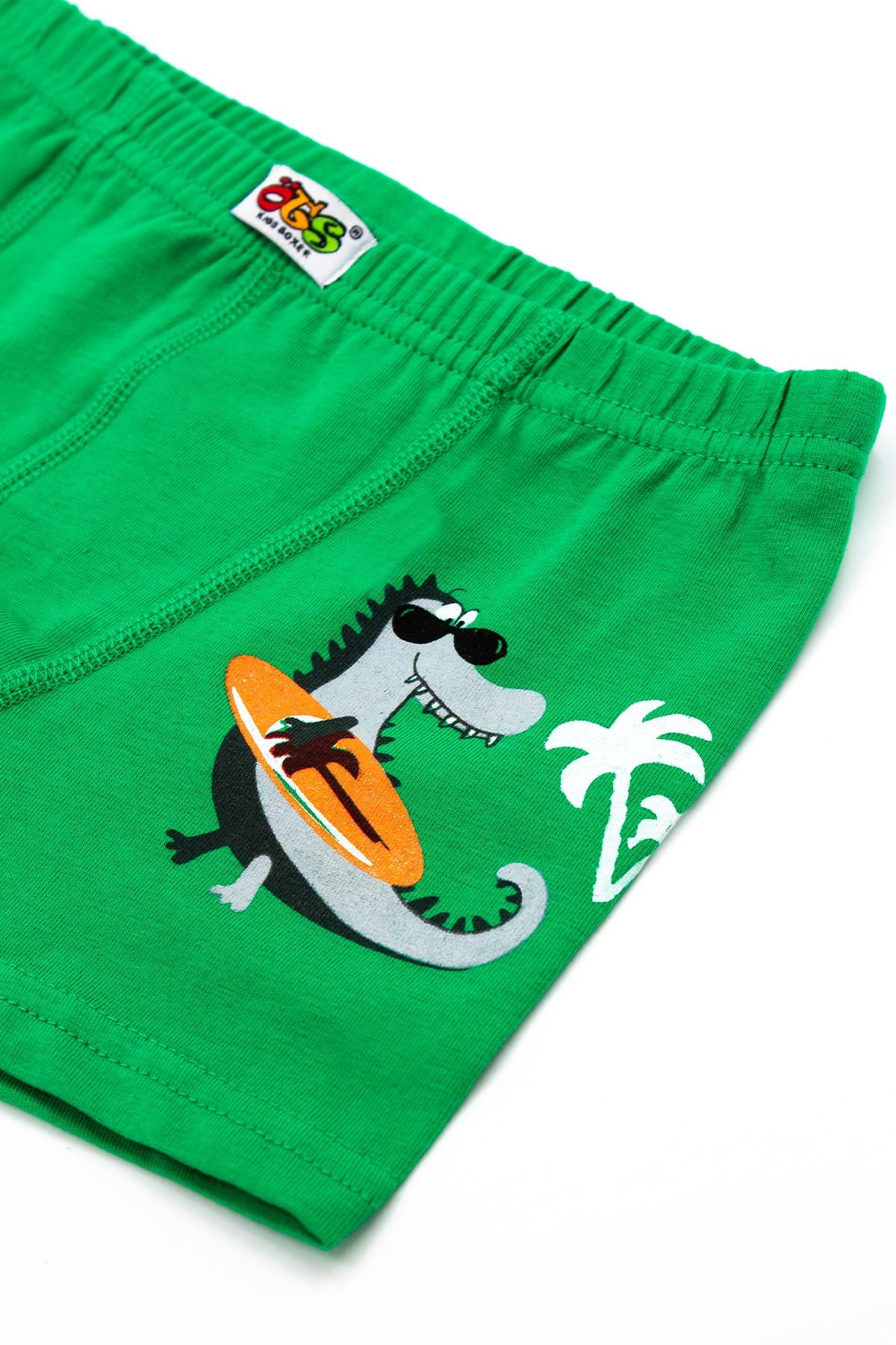 Öts Erkek Çocuk Boxer 3'lü Baskılı (%96 Pamuk - %4 Elastan)