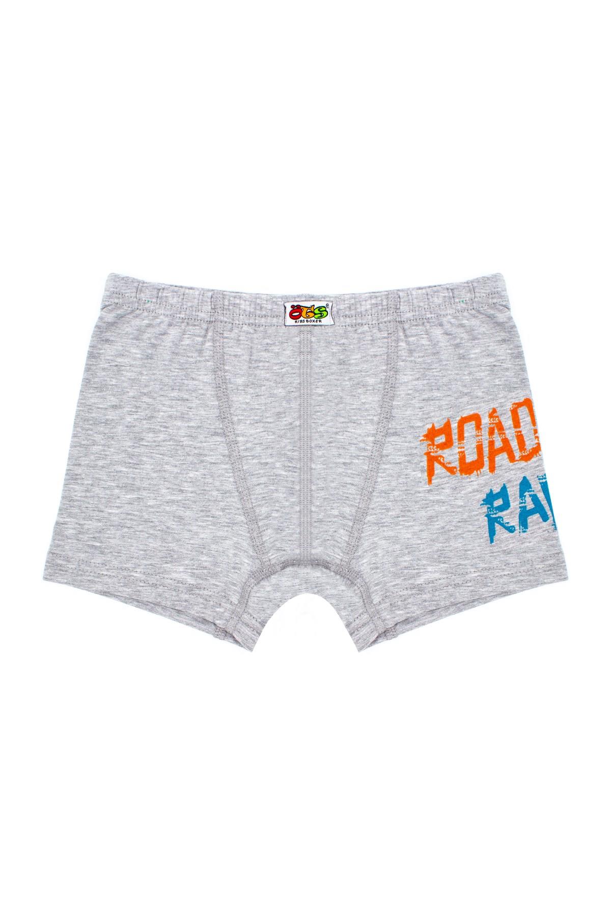 Öts Erkek Çocuk Boxer 3'lü Baskılı (%96 Pamuk - %4 Elastan)