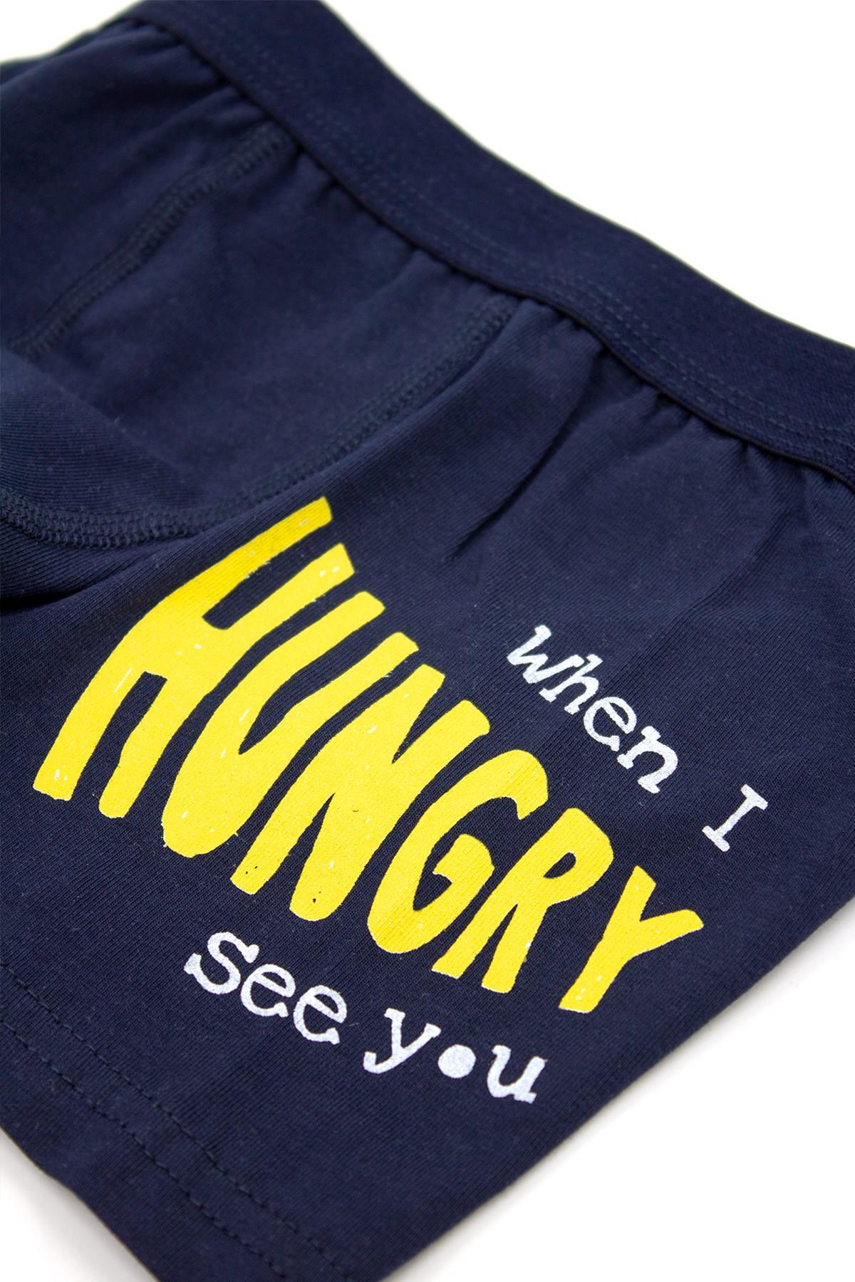 Öts Erkek Çocuk Boxer 3'lü Baskılı (%96 Pamuk - %4 Elastan)