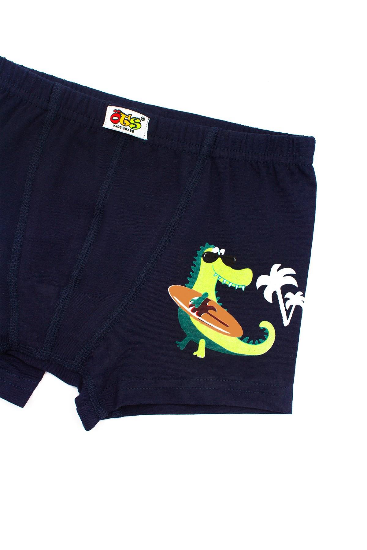 Öts Erkek Çocuk Boxer 3'lü Baskılı (%96 Pamuk - %4 Elastan)