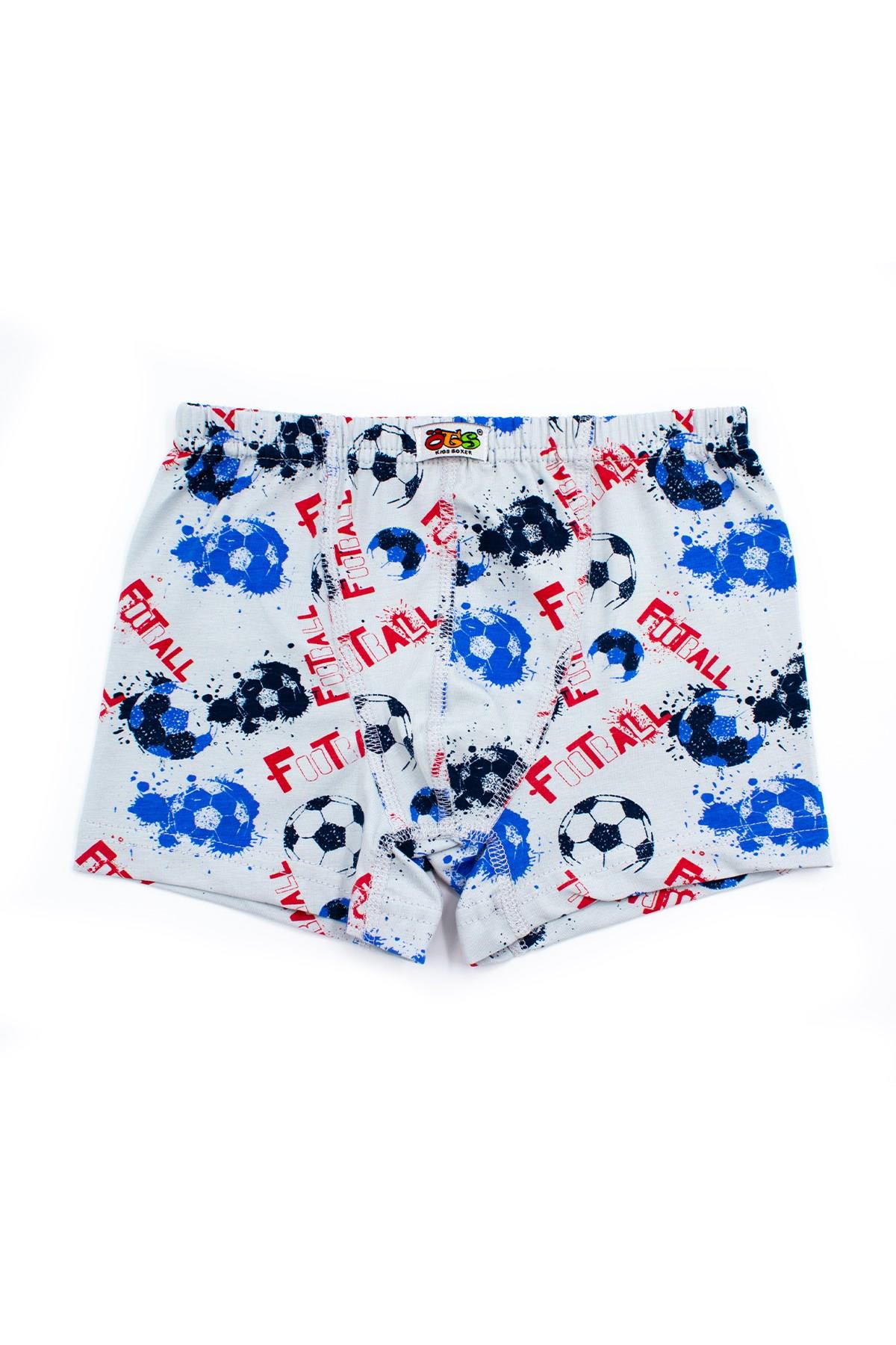 Öts Erkek Çocuk Boxer 3'lü Baskılı (%96 Pamuk - %4 Elastan)