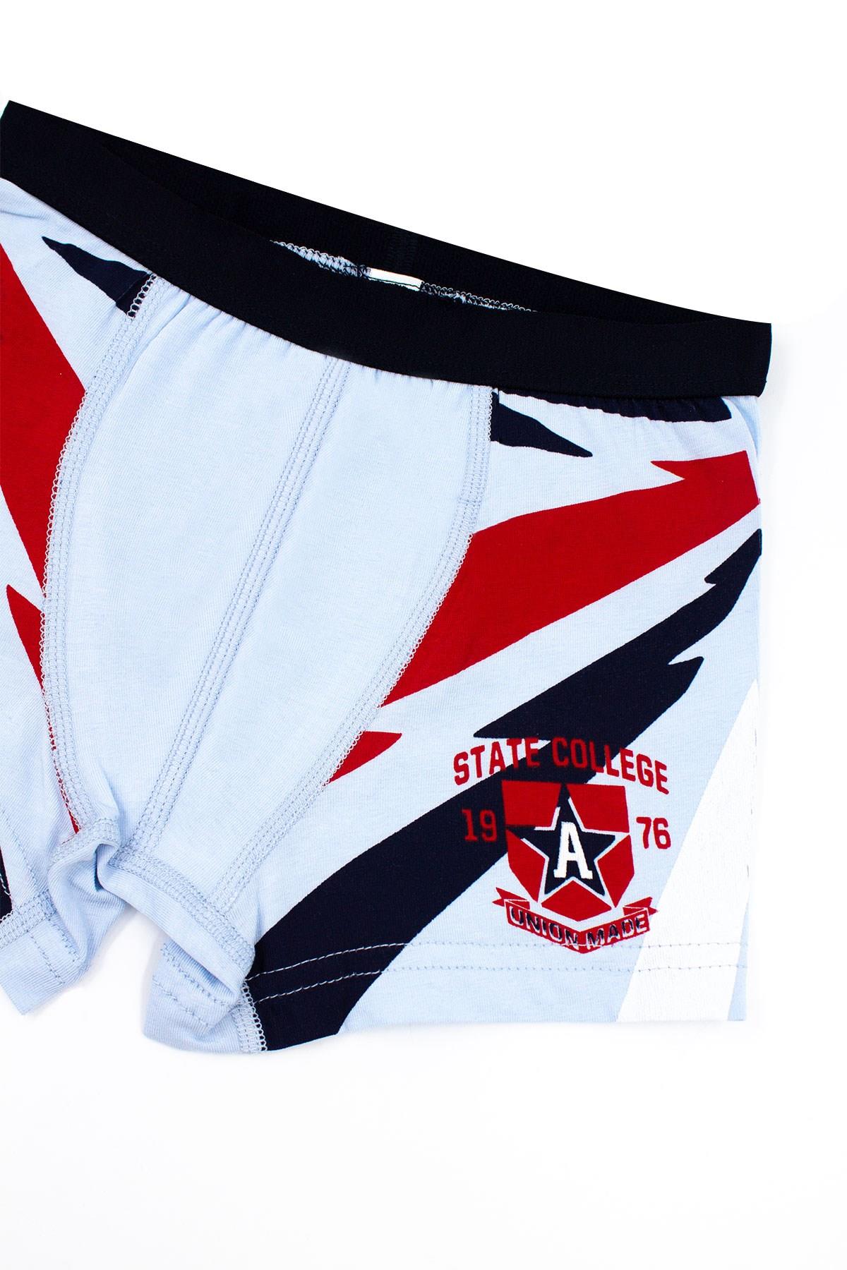 Öts Erkek Çocuk Boxer 3'lü Baskılı (%96 Pamuk - %4 Elastan)